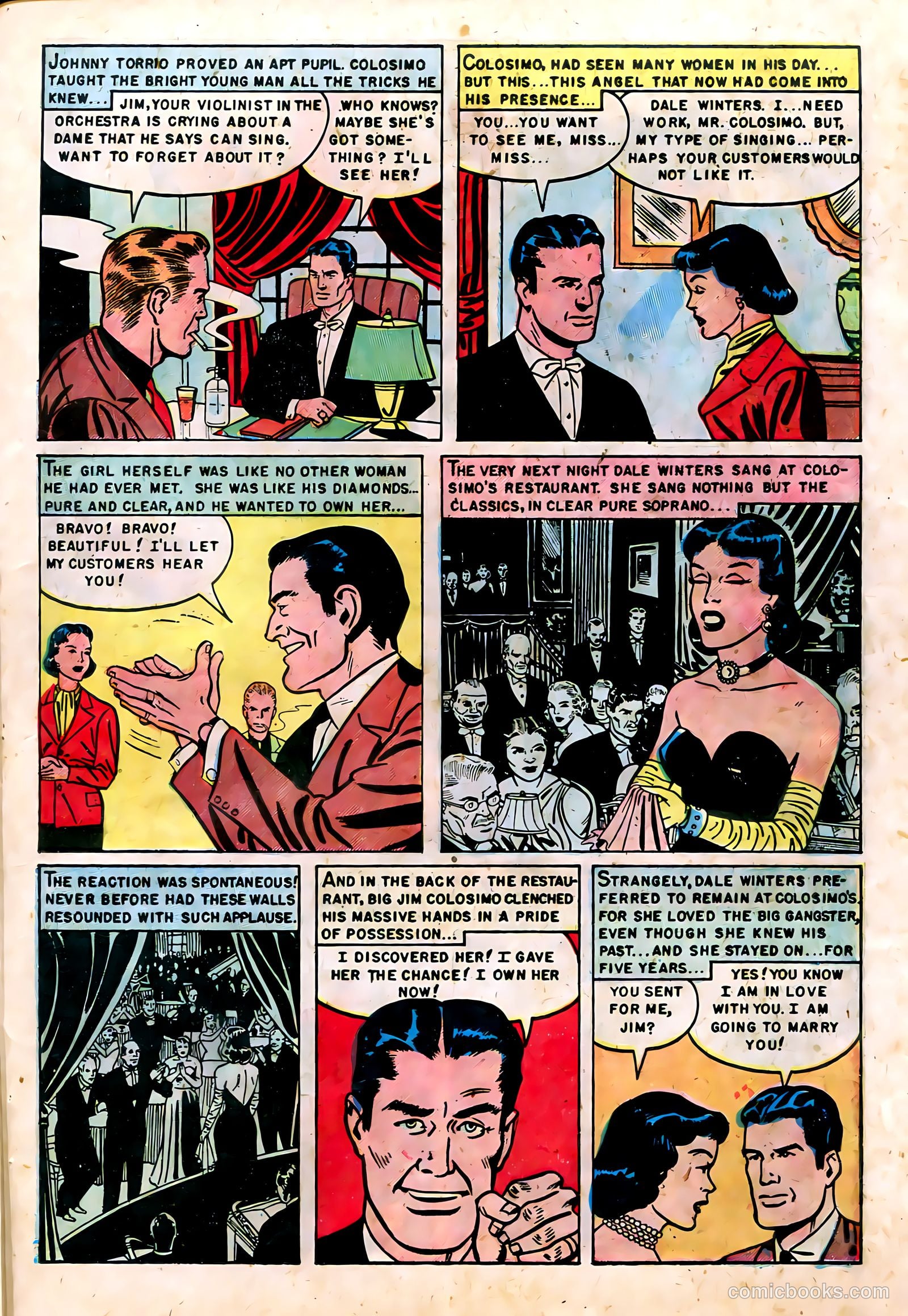 Gangsters and Gunmolls #1 (1951) — page 23 of 36