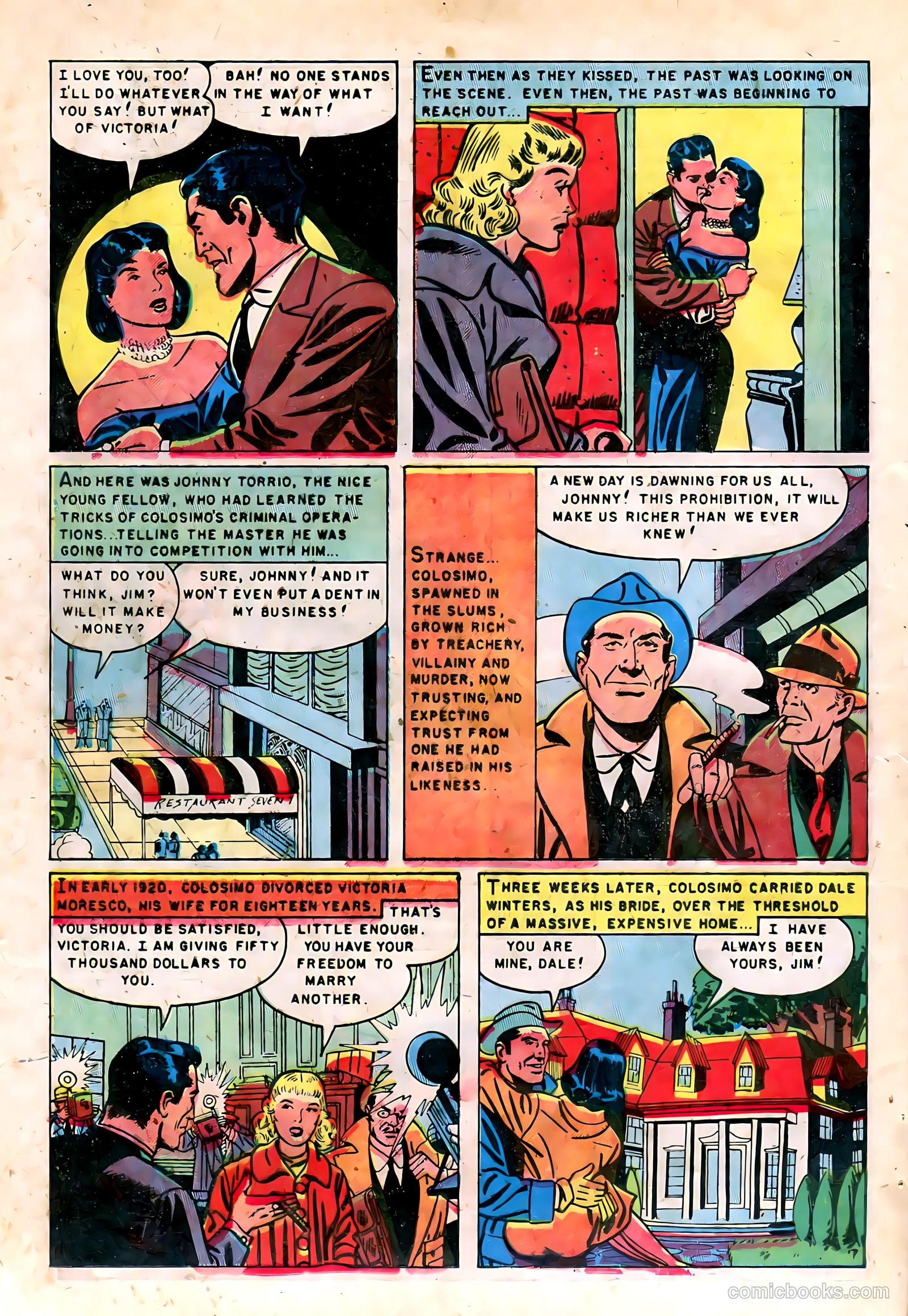Gangsters and Gunmolls #1 (1951) — page 24 of 36