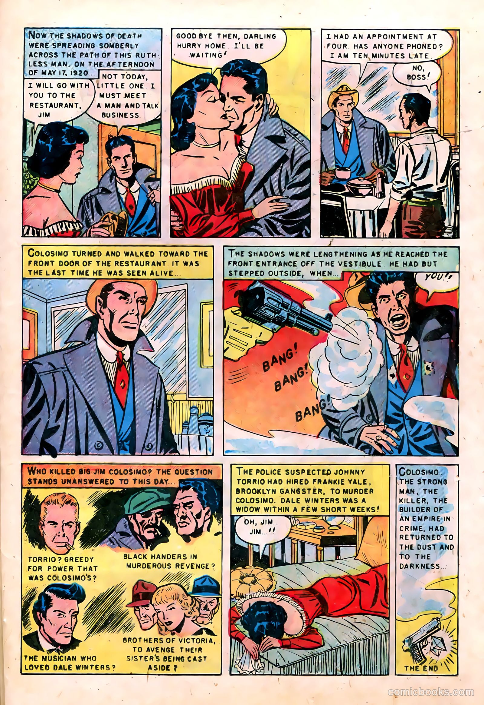 Gangsters and Gunmolls #1 (1951) — page 25 of 36