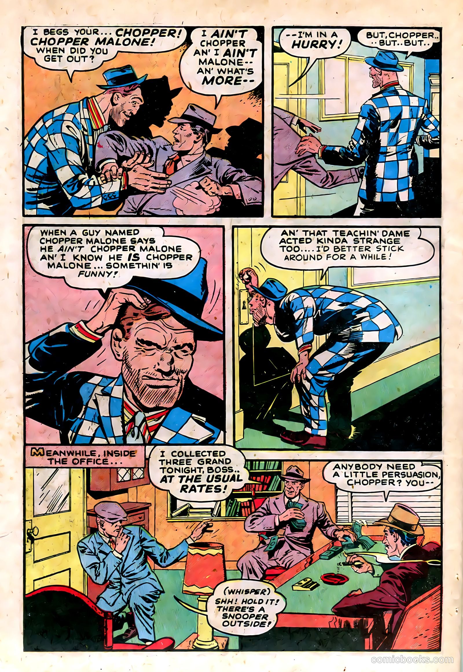 Gangsters and Gunmolls #1 (1951) — page 30 of 36