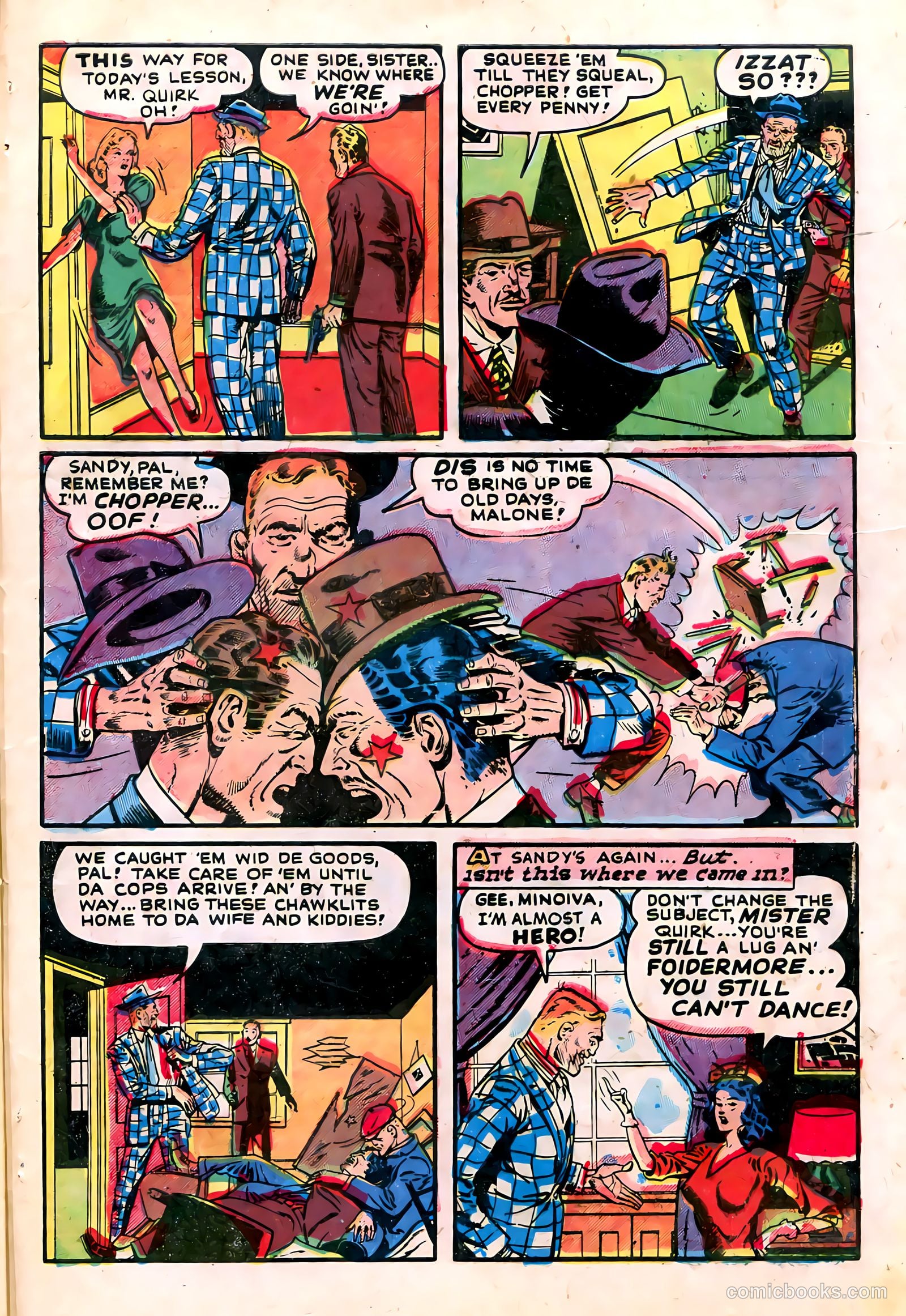 Gangsters and Gunmolls #1 (1951) — page 33 of 36