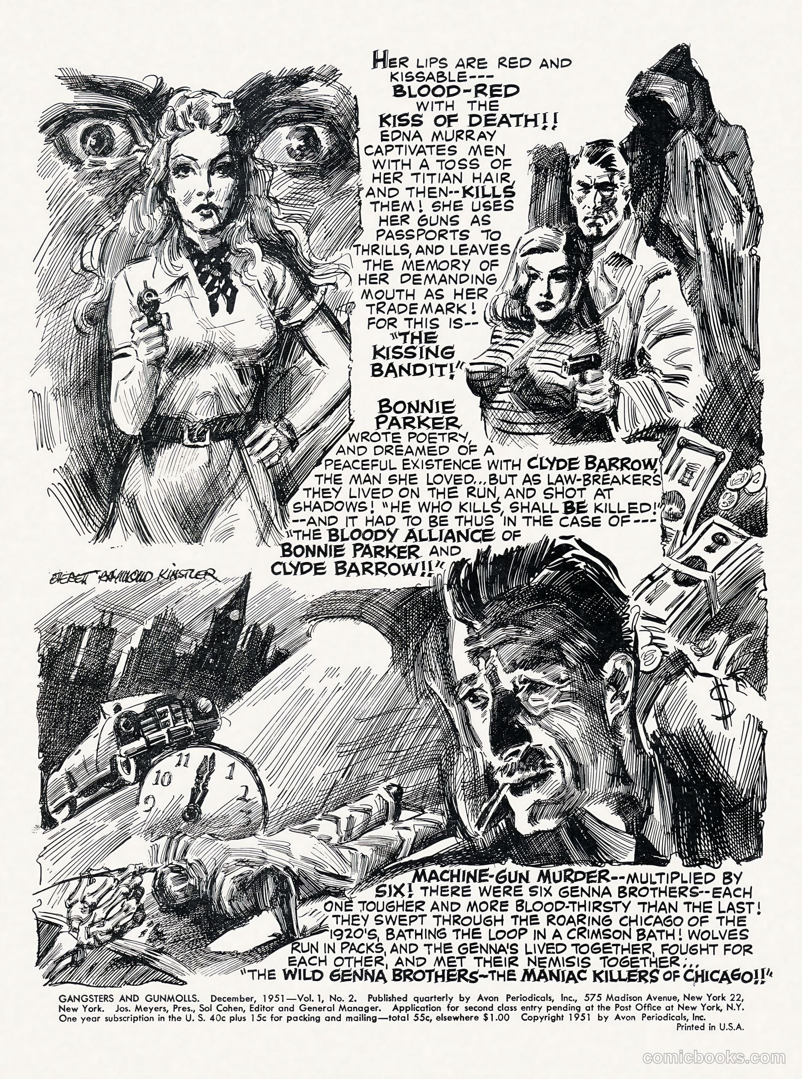 Gangsters and Gunmolls #2 (1951) — page 2 of 36