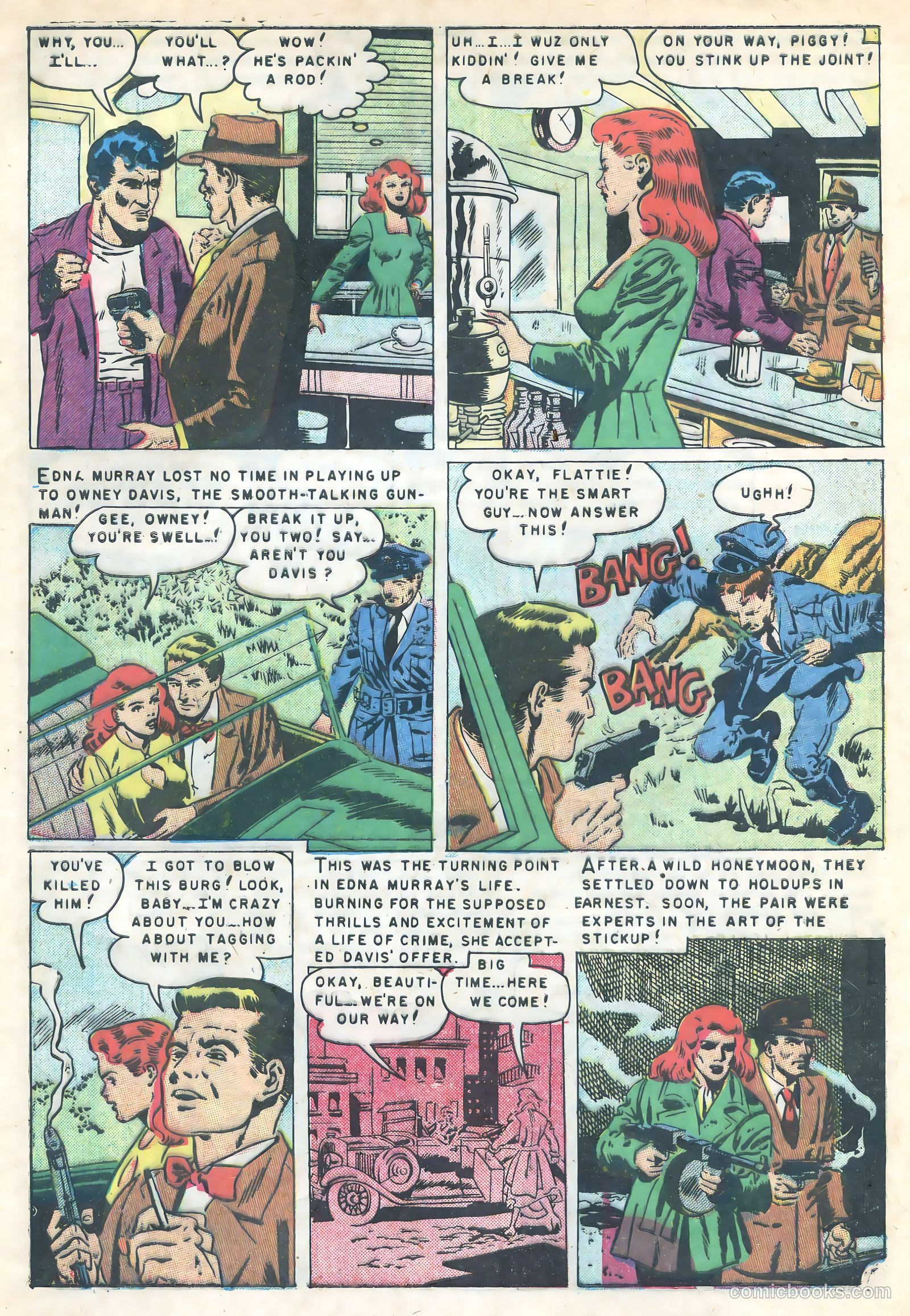 Gangsters and Gunmolls #2 (1951) — page 5 of 36