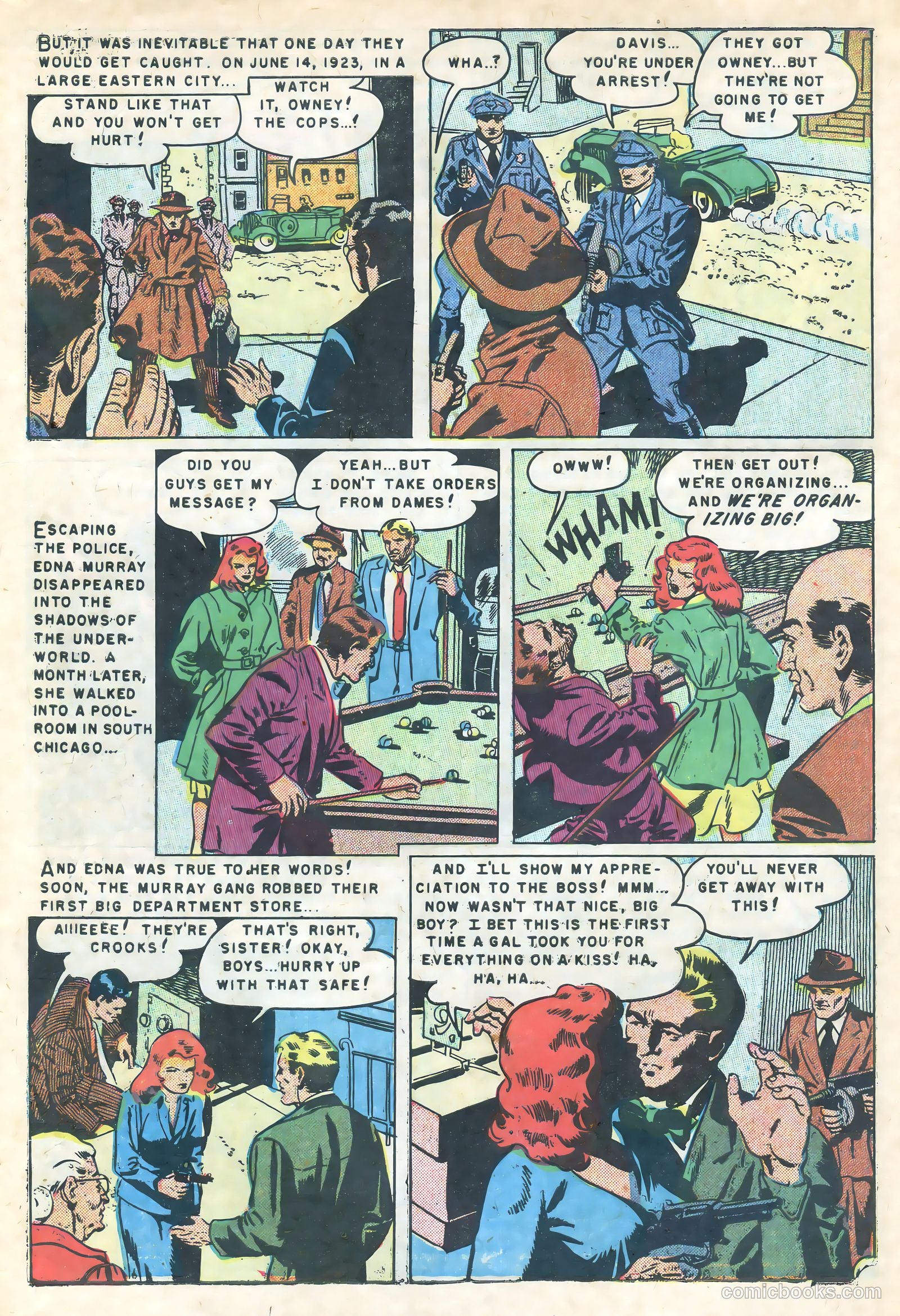 Gangsters and Gunmolls #2 (1951) — page 6 of 36