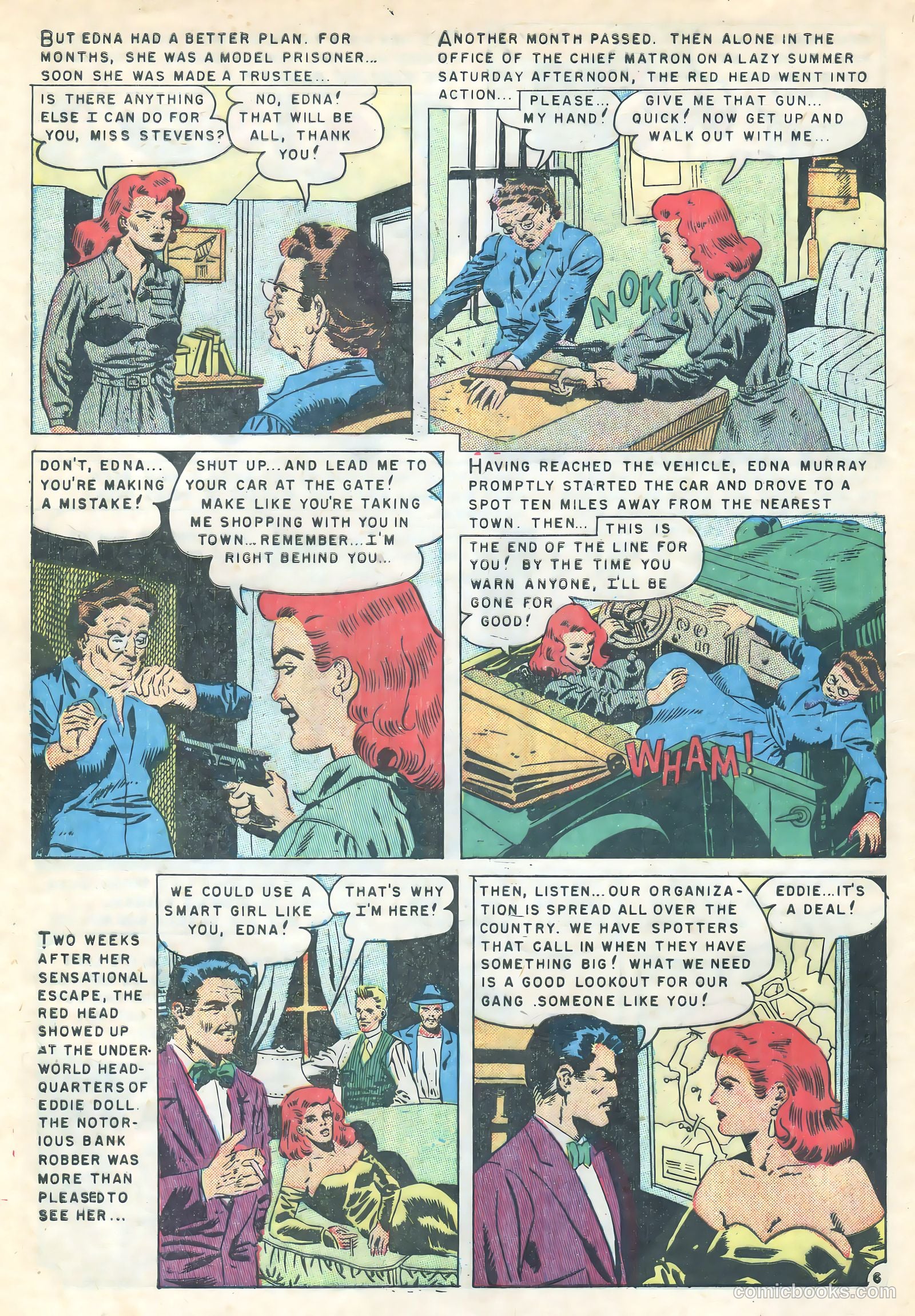 Gangsters and Gunmolls #2 (1951) — page 8 of 36