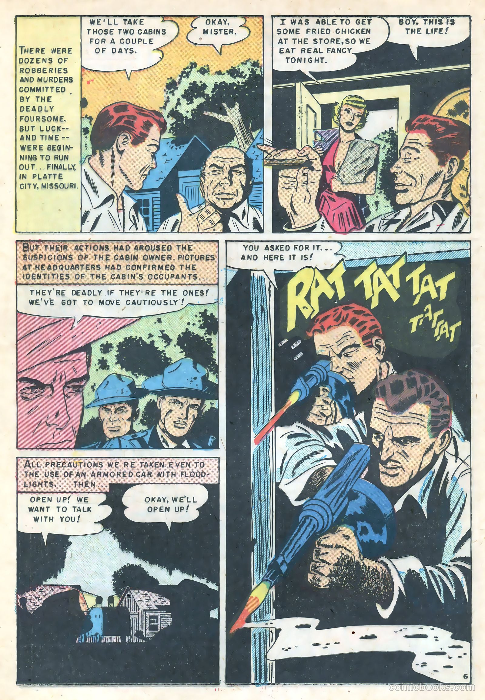 Gangsters and Gunmolls #2 (1951) — page 16 of 36