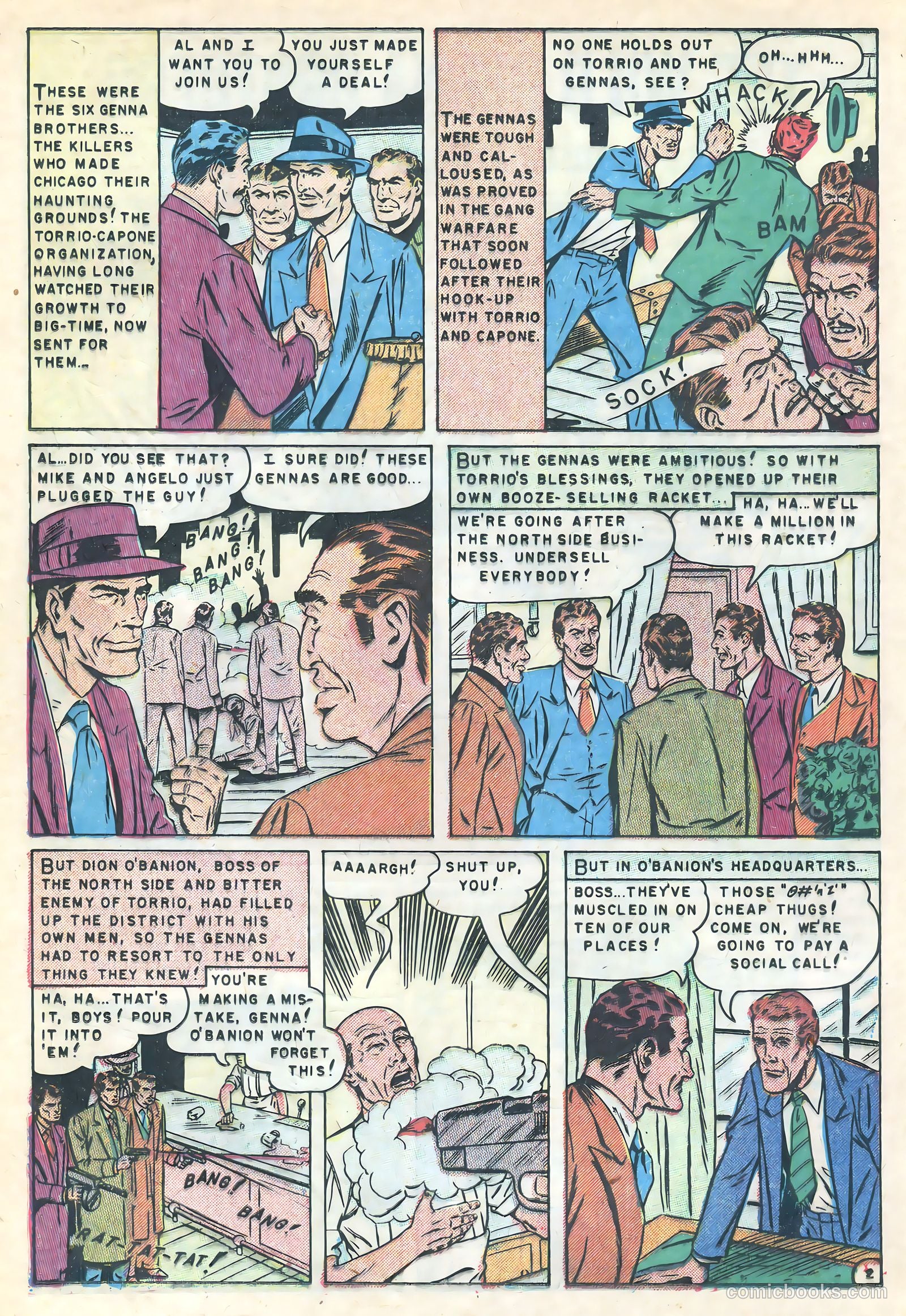 Gangsters and Gunmolls #2 (1951) — page 20 of 36