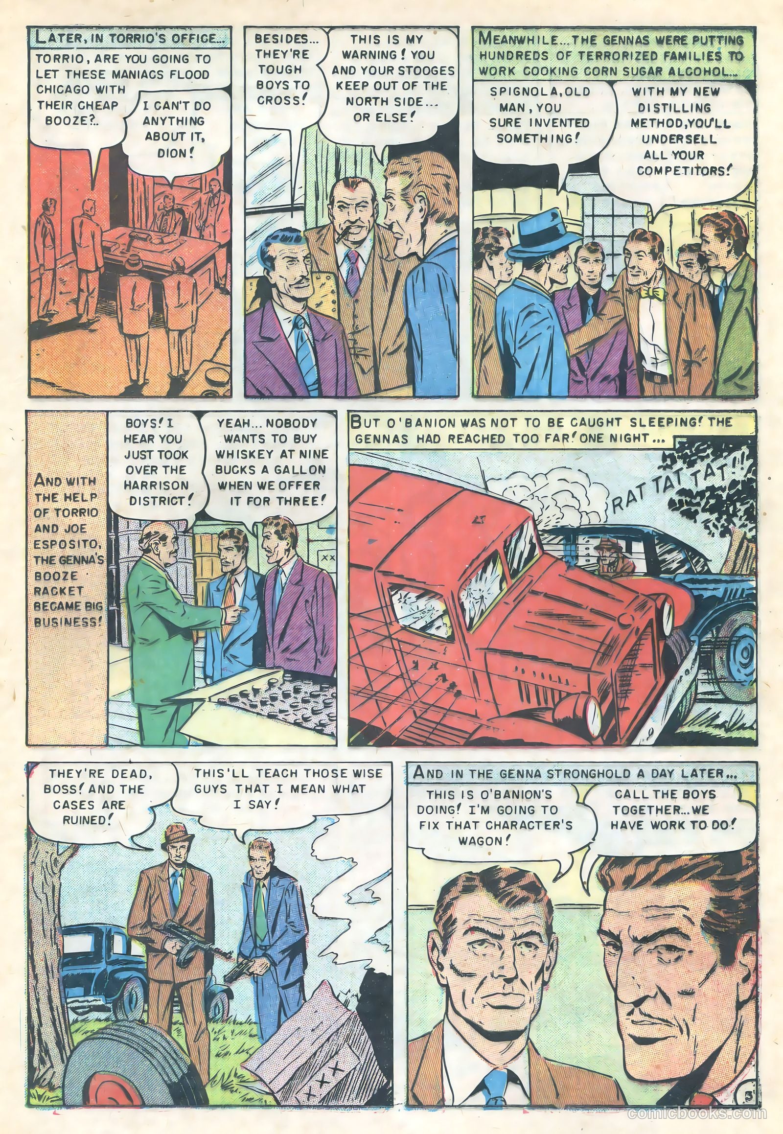 Gangsters and Gunmolls #2 (1951) — page 21 of 36