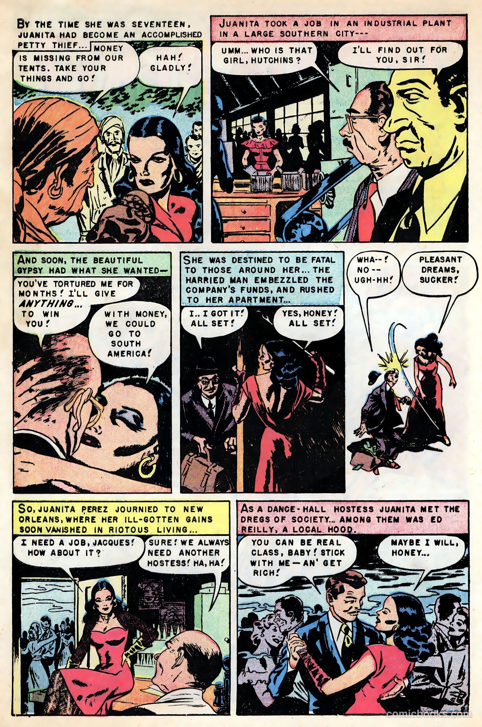 Gangsters and Gunmolls #3 (1952) — page 4 of 36