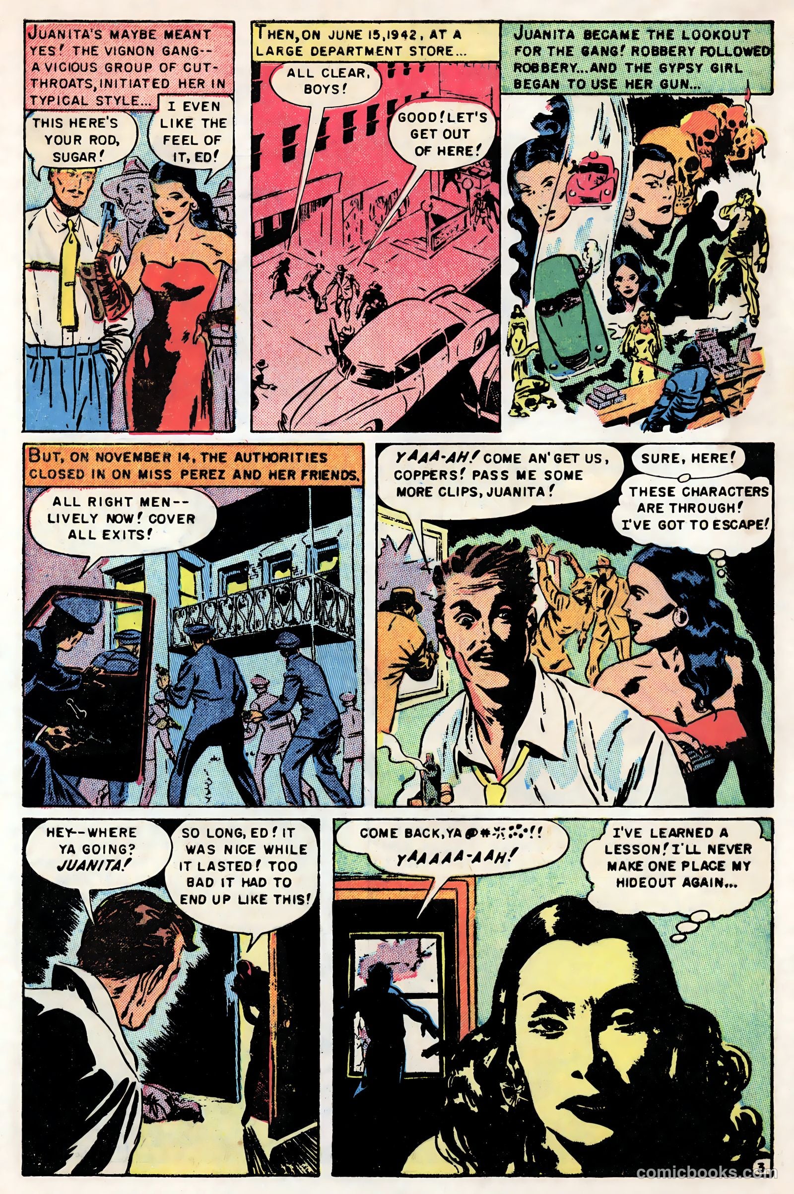 Gangsters and Gunmolls #3 (1952) — page 5 of 36