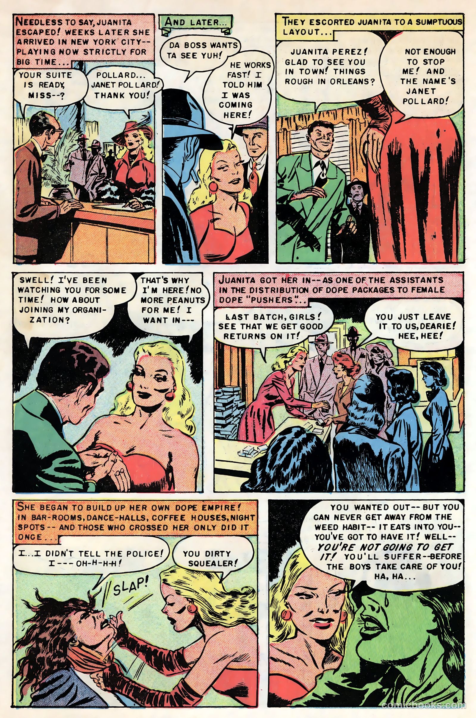 Gangsters and Gunmolls #3 (1952) — page 6 of 36