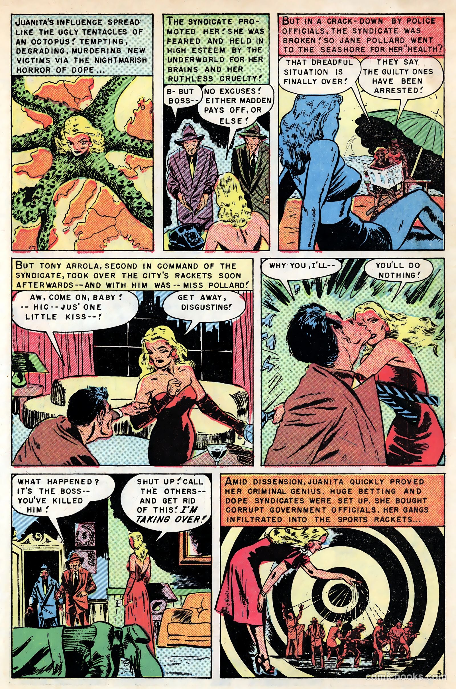 Gangsters and Gunmolls #3 (1952) — page 7 of 36