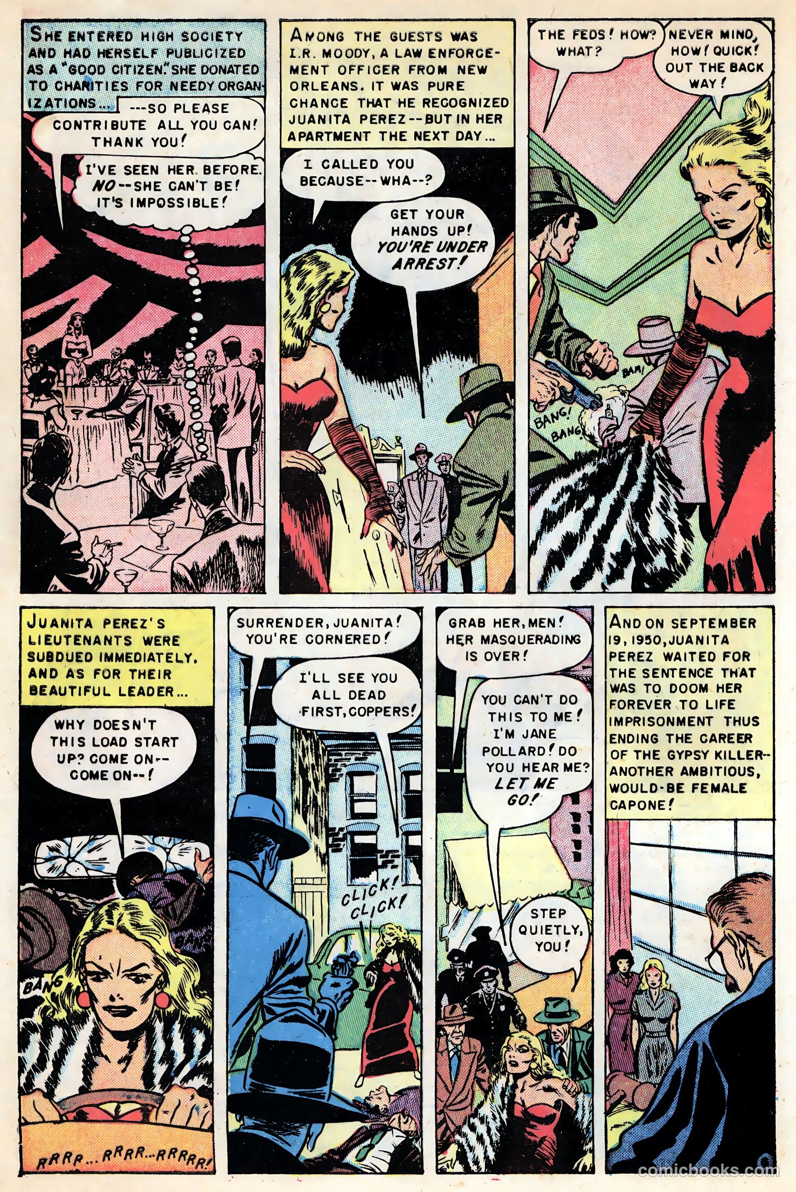 Gangsters and Gunmolls #3 (1952) — page 8 of 36