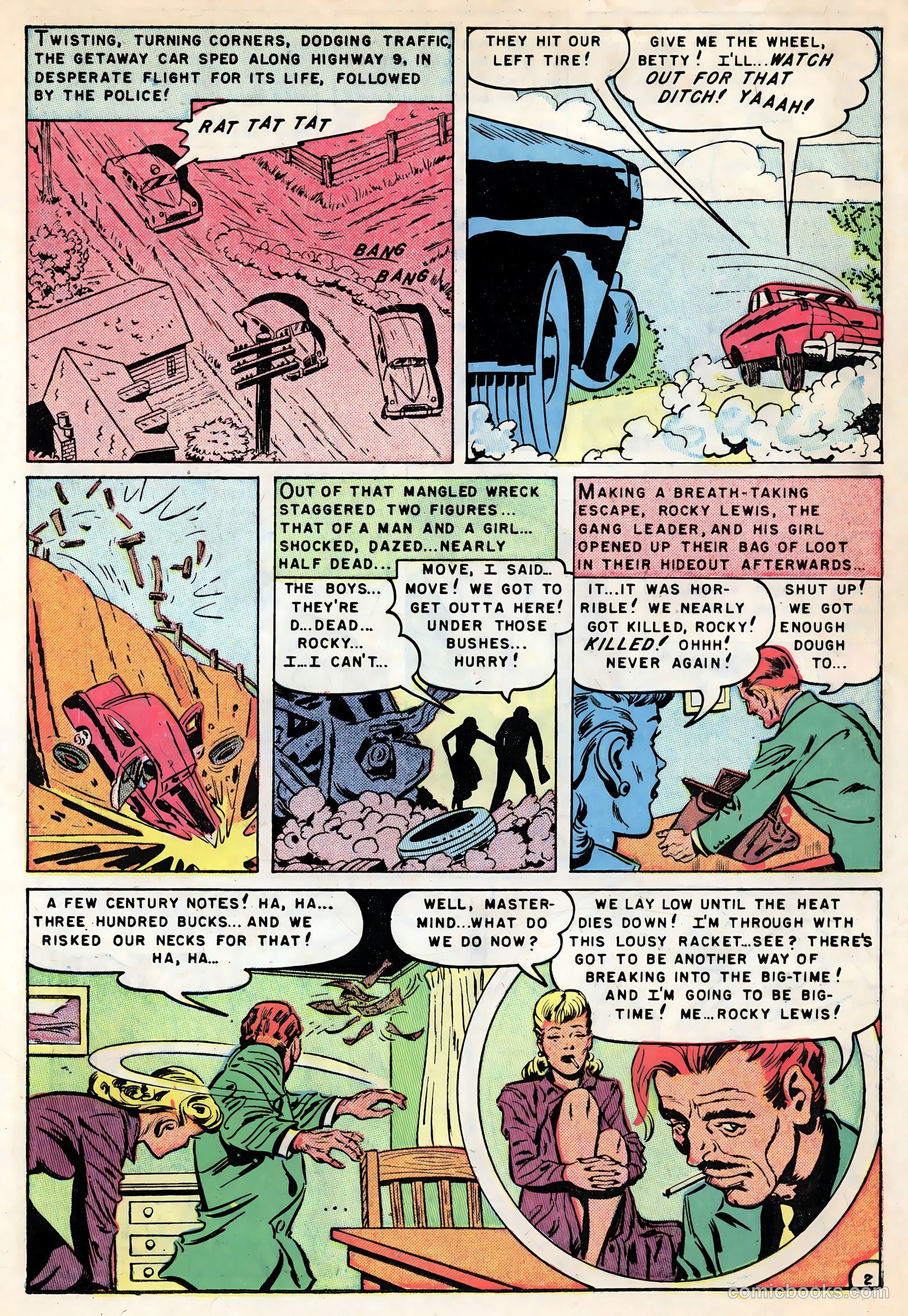 Gangsters and Gunmolls #3 (1952) — page 11 of 36