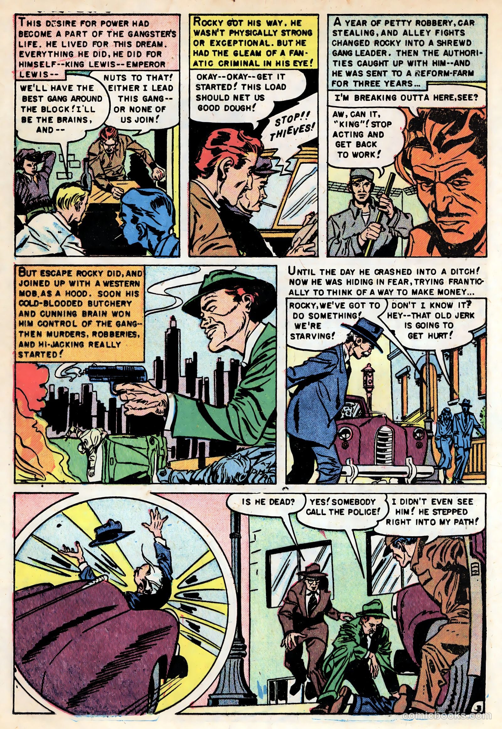 Gangsters and Gunmolls #3 (1952) — page 12 of 36