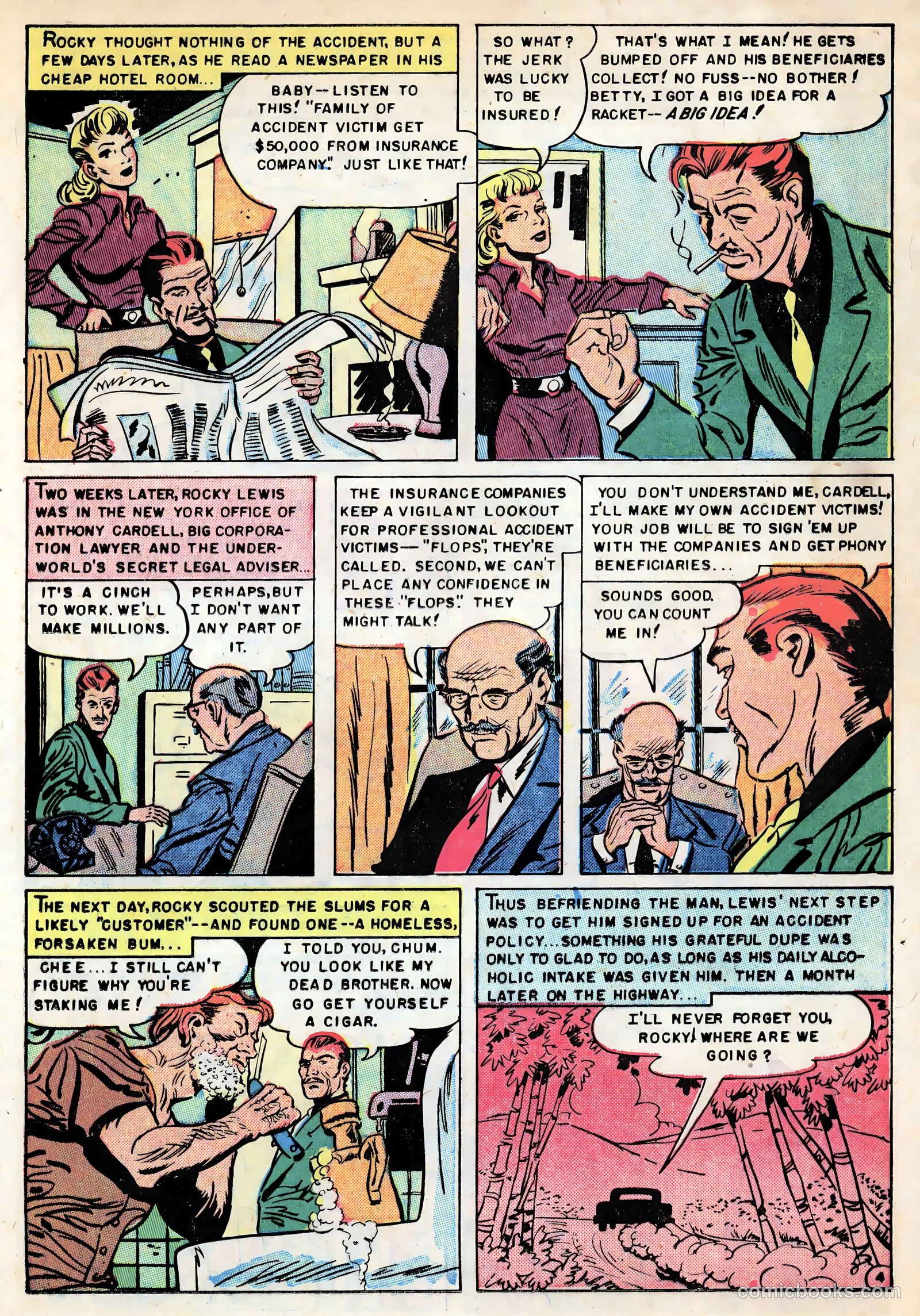 Gangsters and Gunmolls #3 (1952) — page 13 of 36