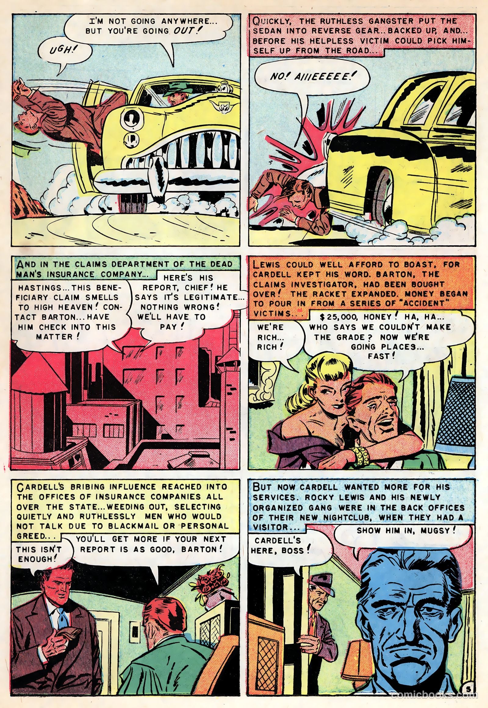 Gangsters and Gunmolls #3 (1952) — page 14 of 36