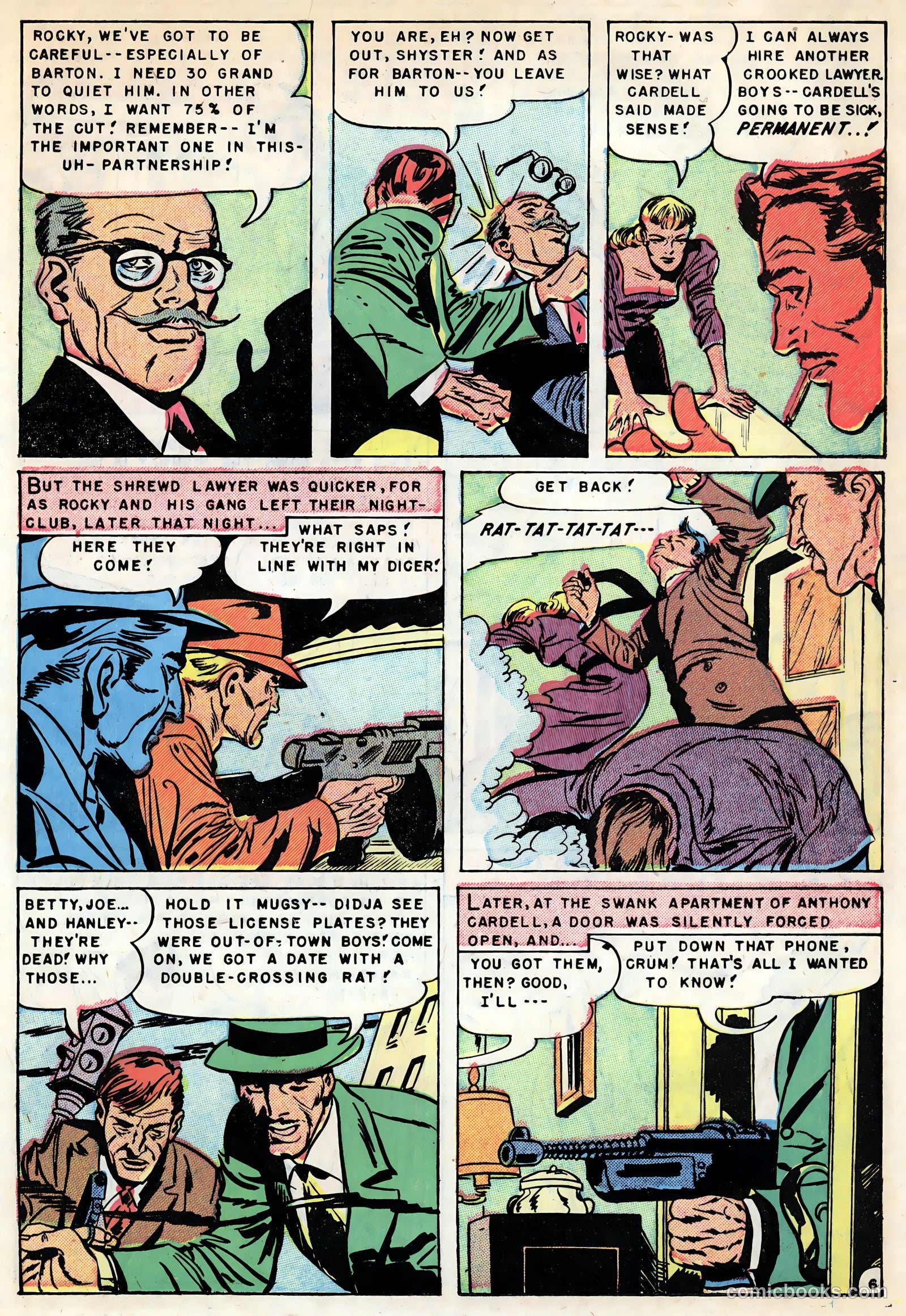 Gangsters and Gunmolls #3 (1952) — page 15 of 36
