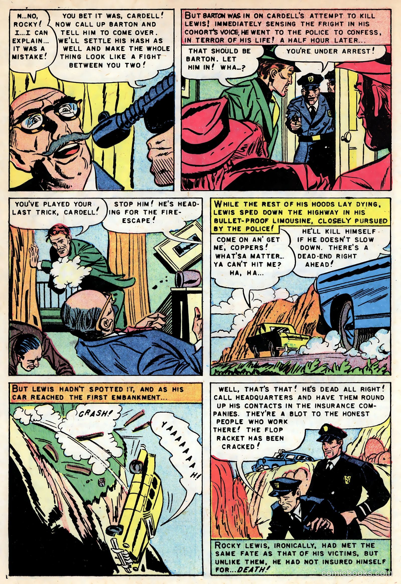 Gangsters and Gunmolls #3 (1952) — page 16 of 36