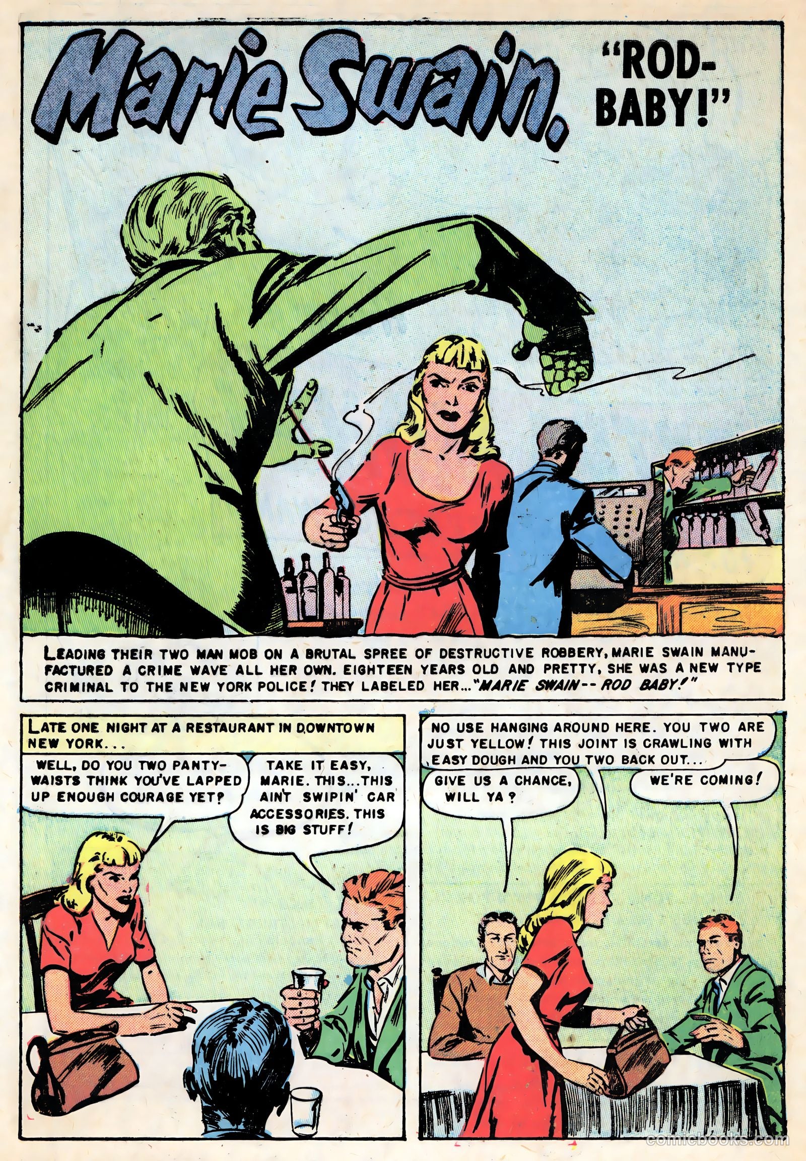Gangsters and Gunmolls #3 (1952) — page 28 of 36