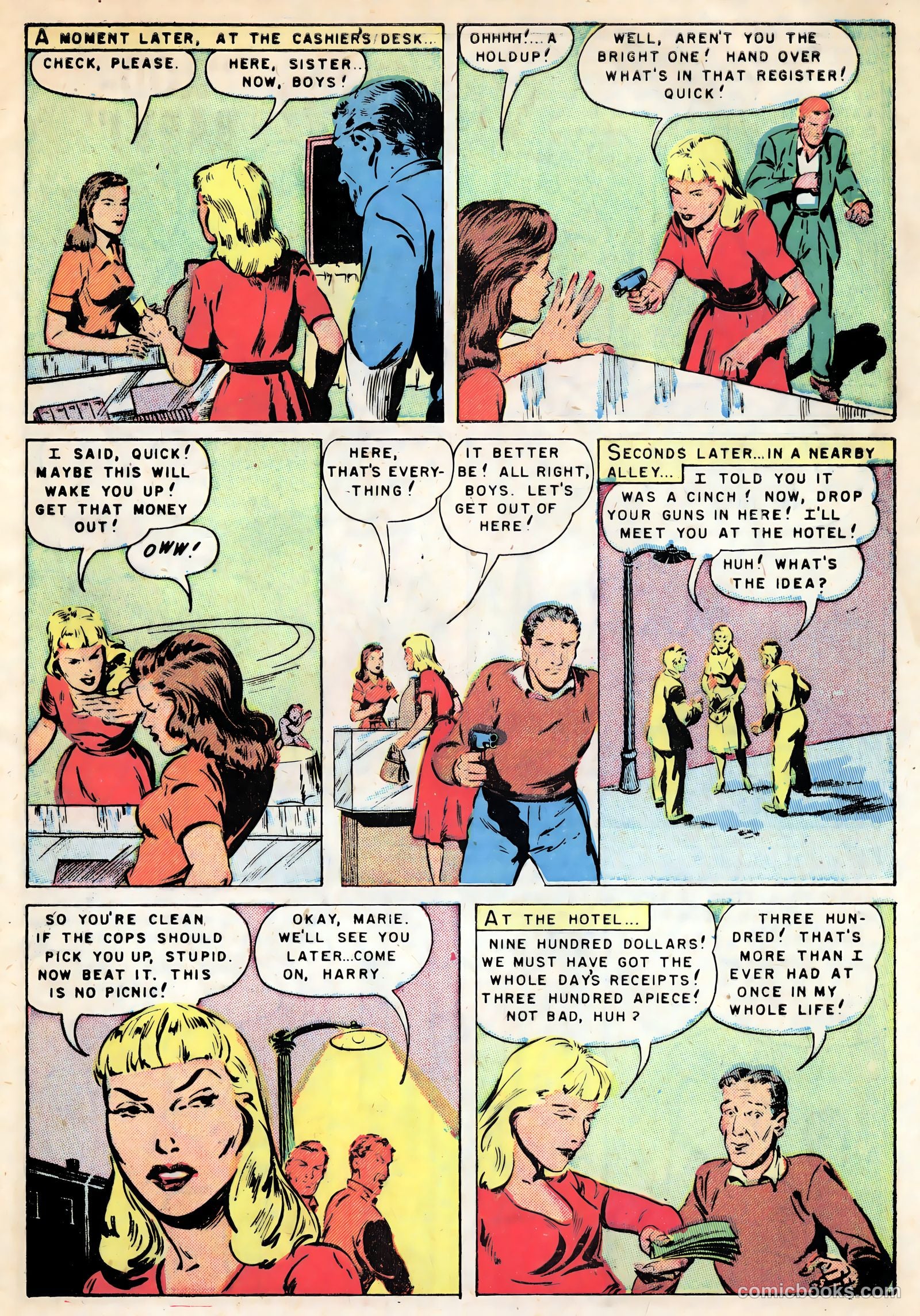 Gangsters and Gunmolls #3 (1952) — page 29 of 36
