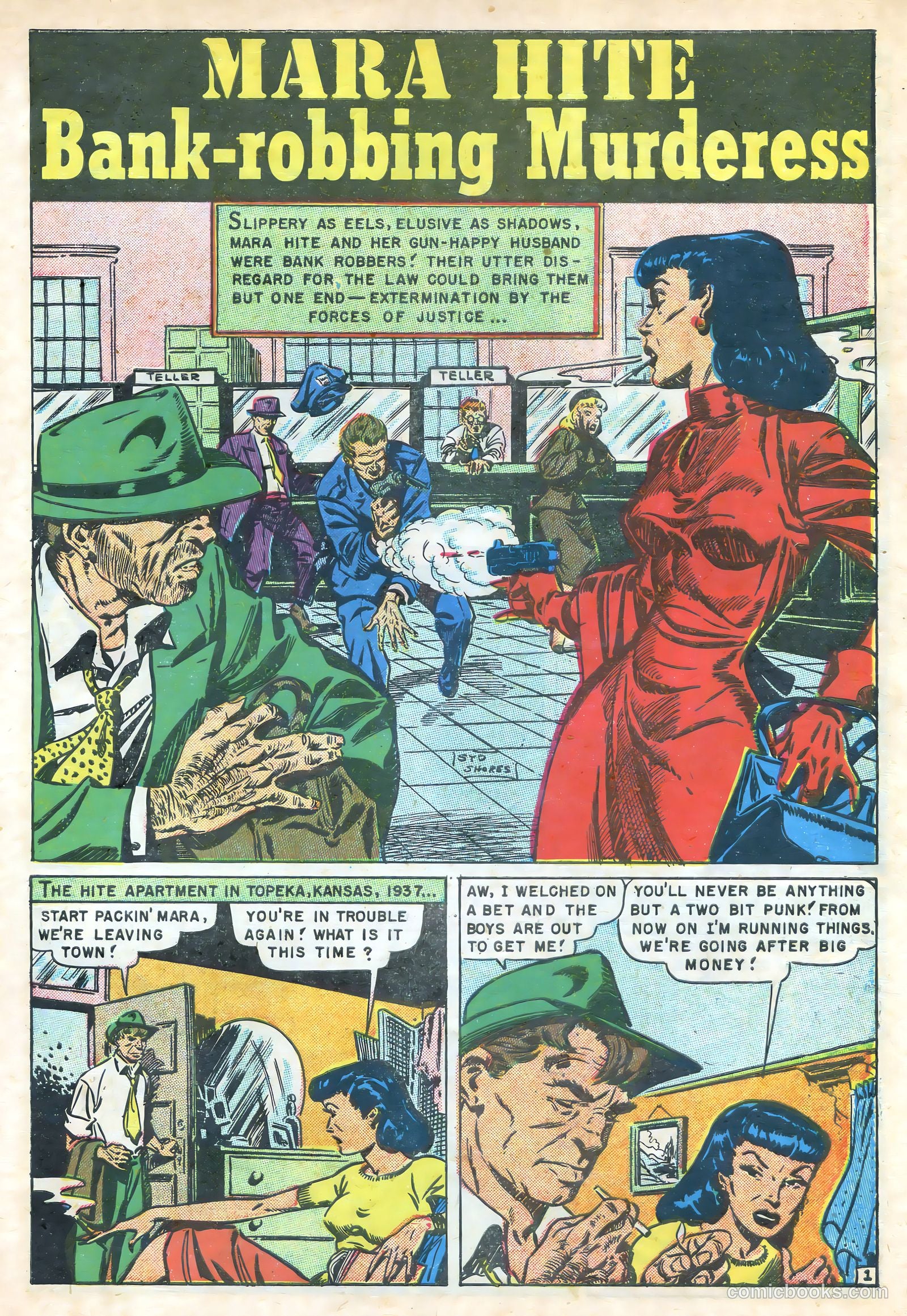 Gangsters and Gunmolls #4 (1952) — page 3 of 37
