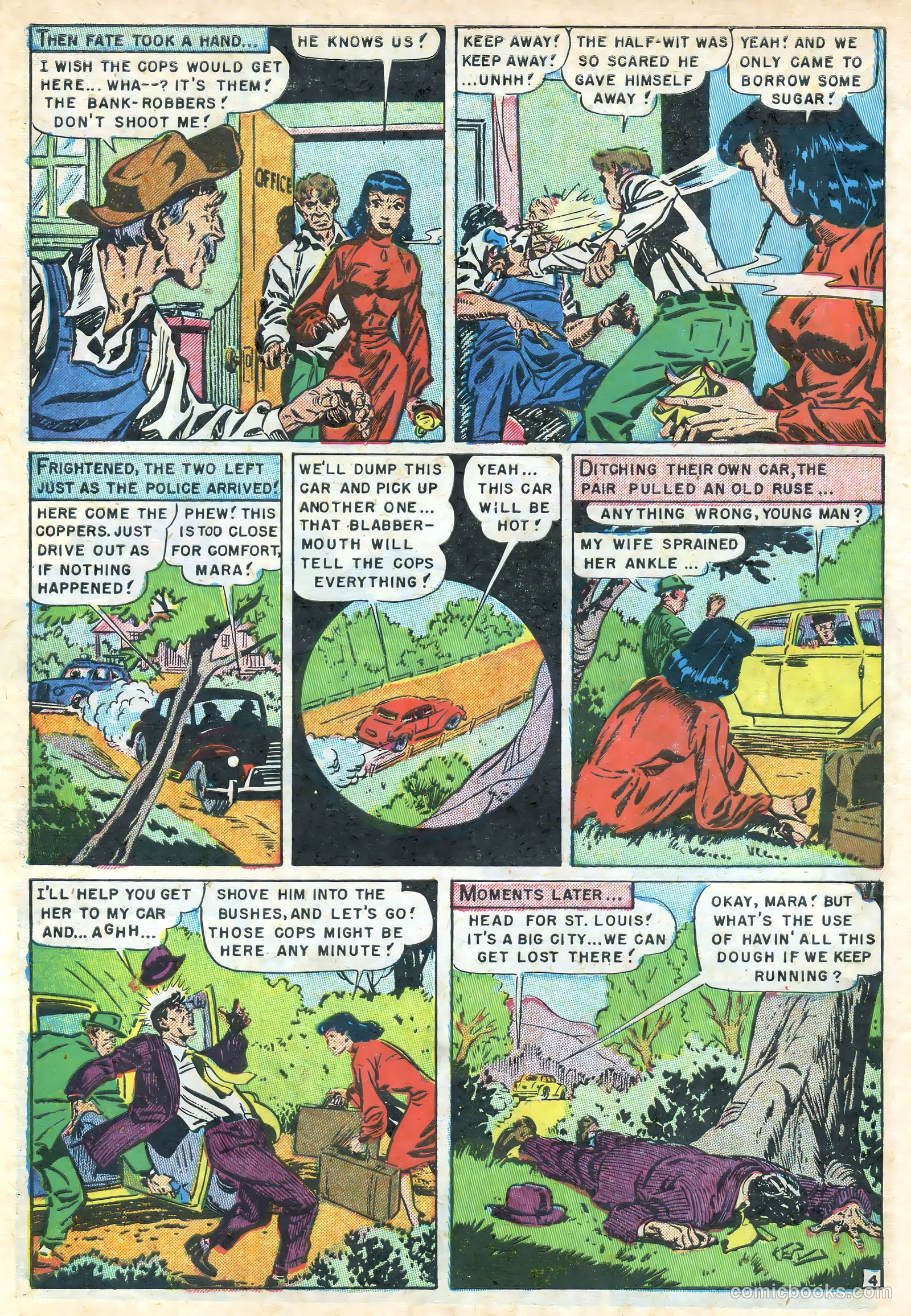 Gangsters and Gunmolls #4 (1952) — page 6 of 37