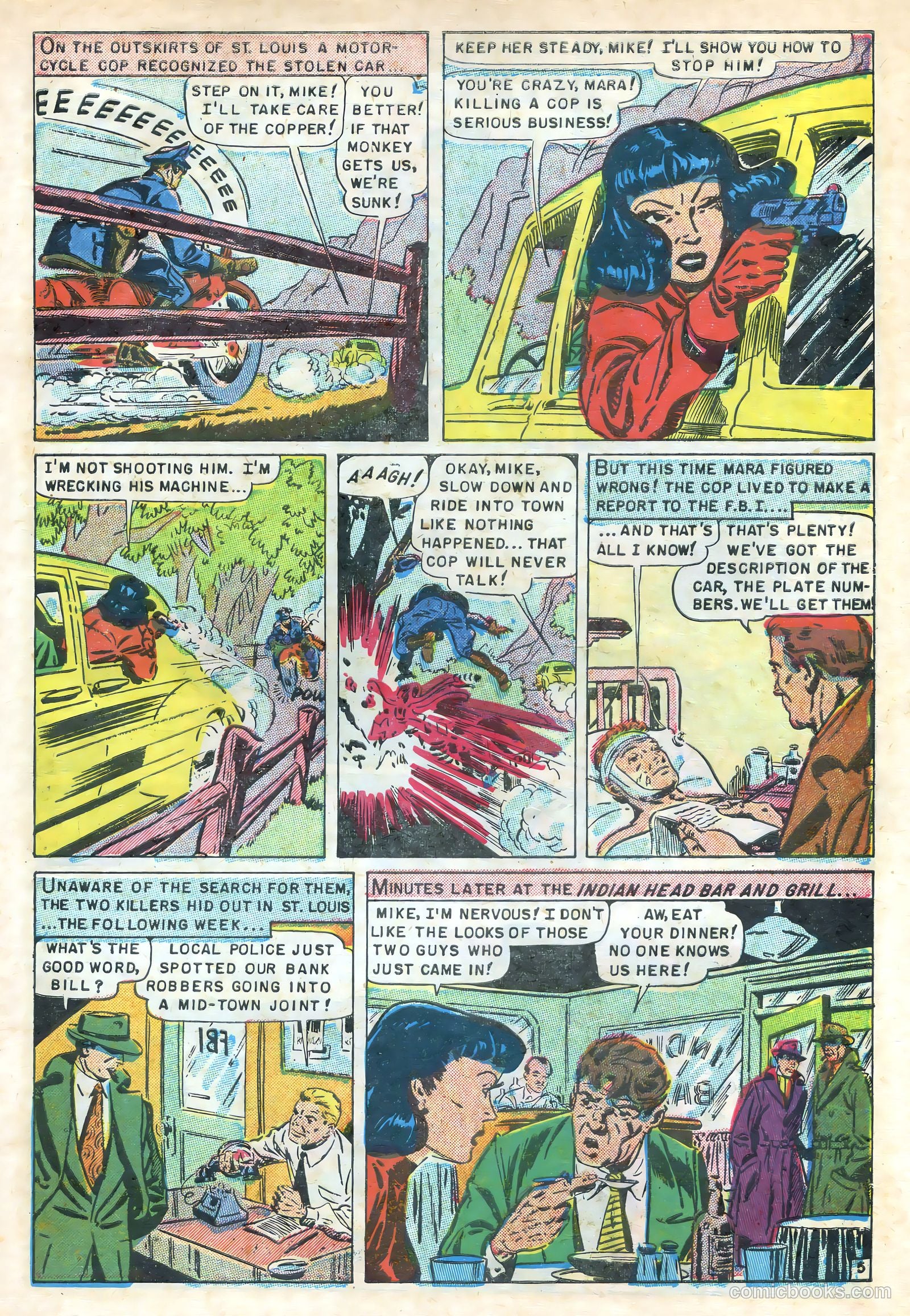 Gangsters and Gunmolls #4 (1952) — page 7 of 37