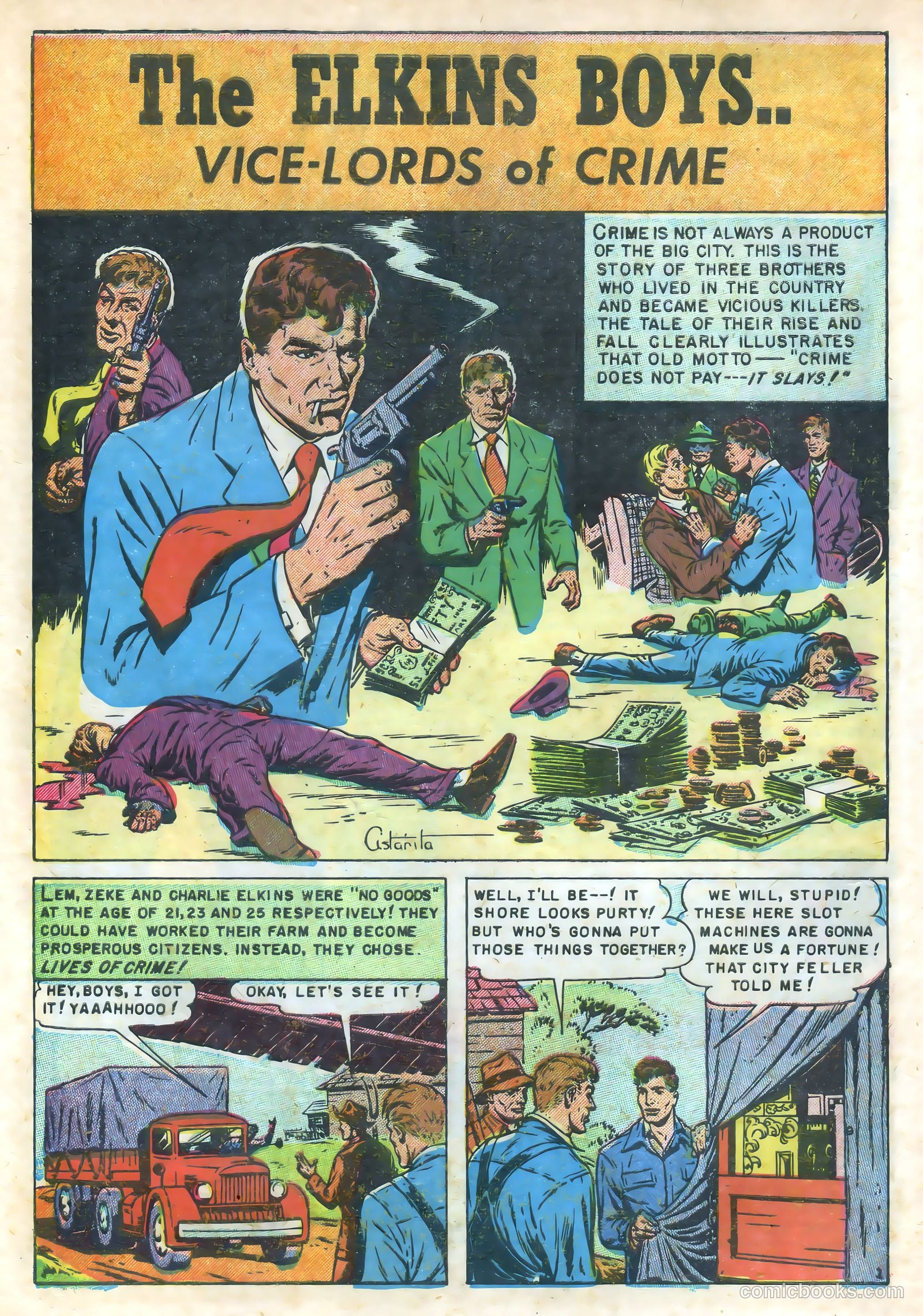Gangsters and Gunmolls #4 (1952) — page 10 of 37