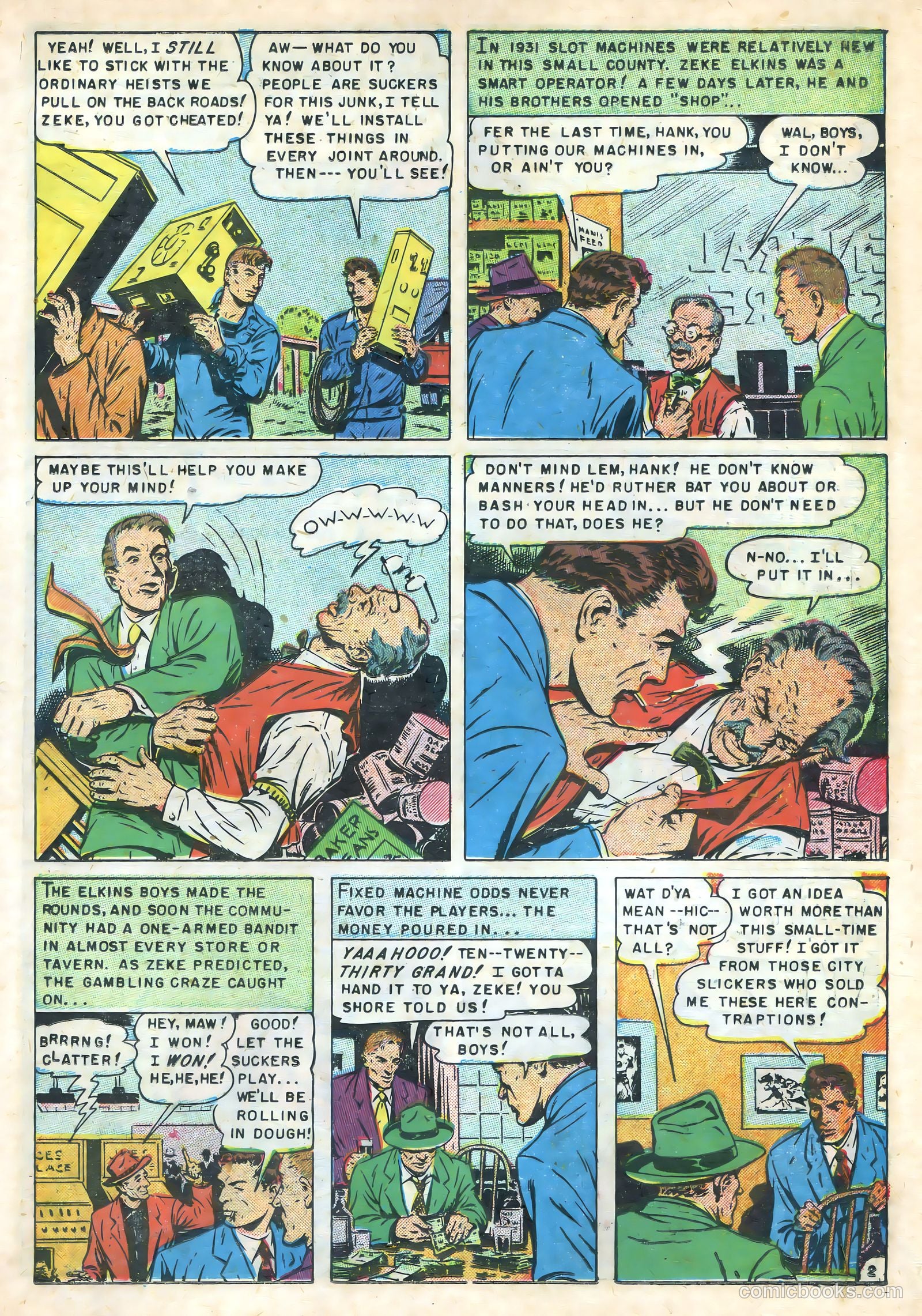 Gangsters and Gunmolls #4 (1952) — page 11 of 37