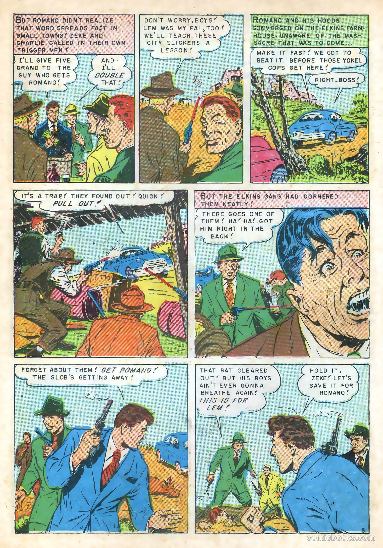 Gangsters and Gunmolls #4 (1952) — page 14 of 37
