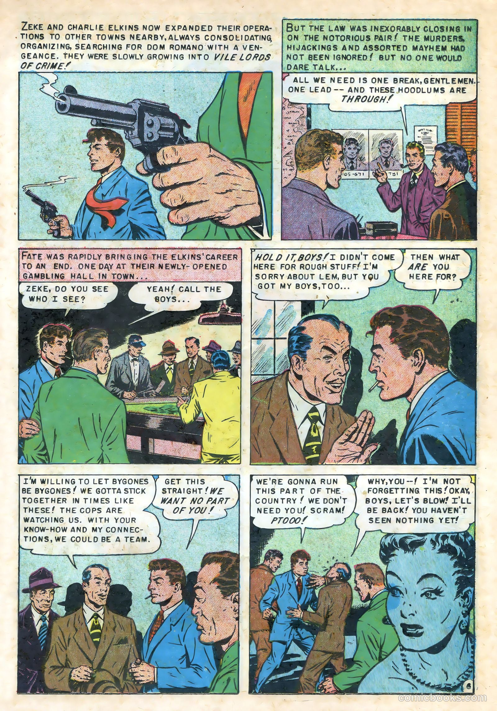 Gangsters and Gunmolls #4 (1952) — page 15 of 37
