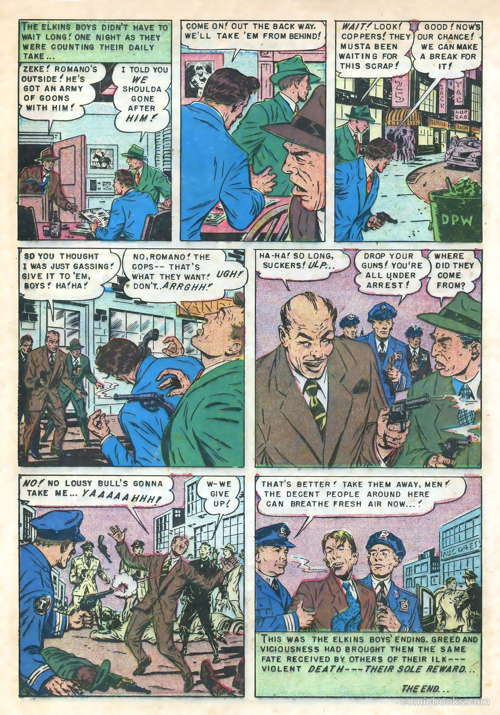 Gangsters and Gunmolls #4 (1952) — page 16 of 37