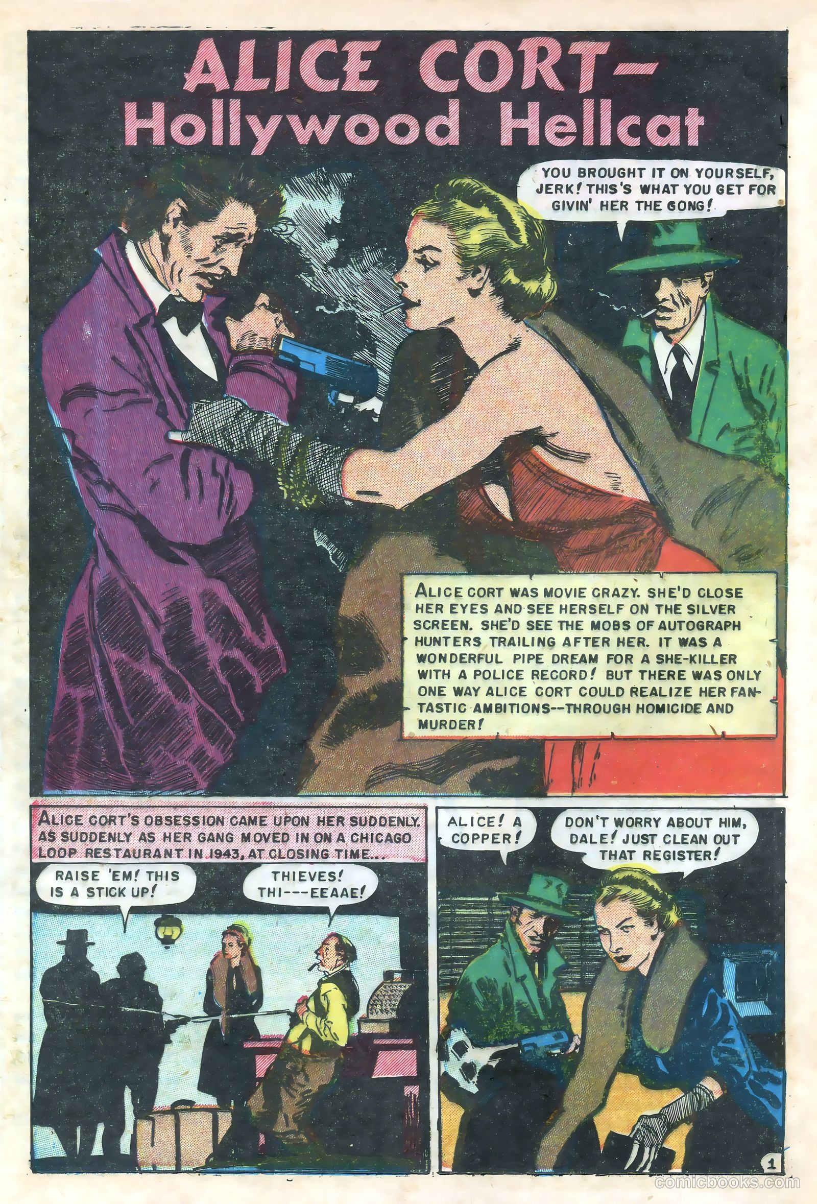 Gangsters and Gunmolls #4 (1952) — page 20 of 37