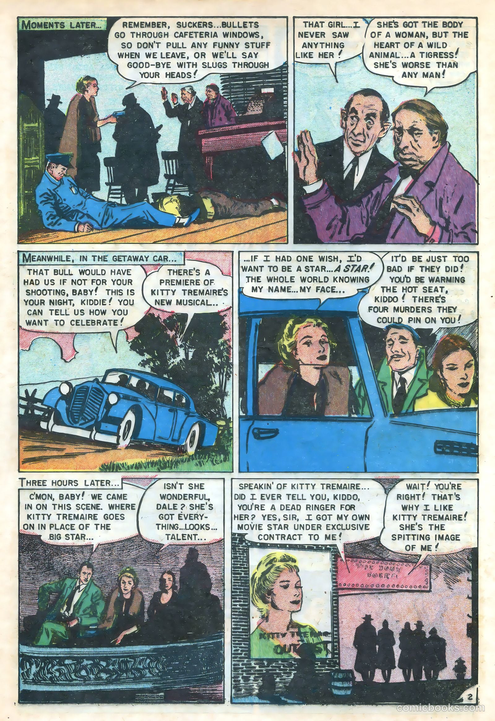 Gangsters and Gunmolls #4 (1952) — page 21 of 37