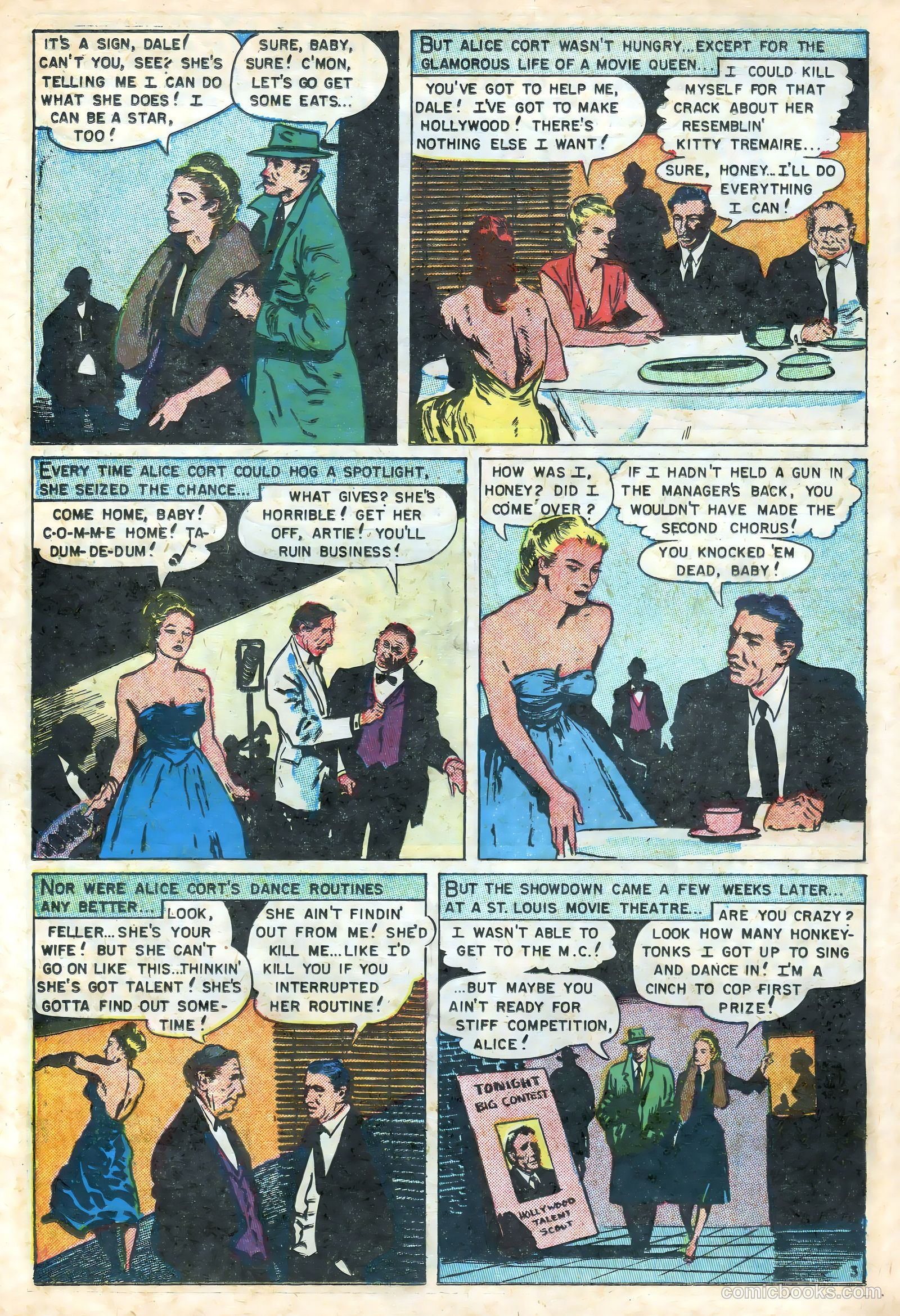 Gangsters and Gunmolls #4 (1952) — page 22 of 37