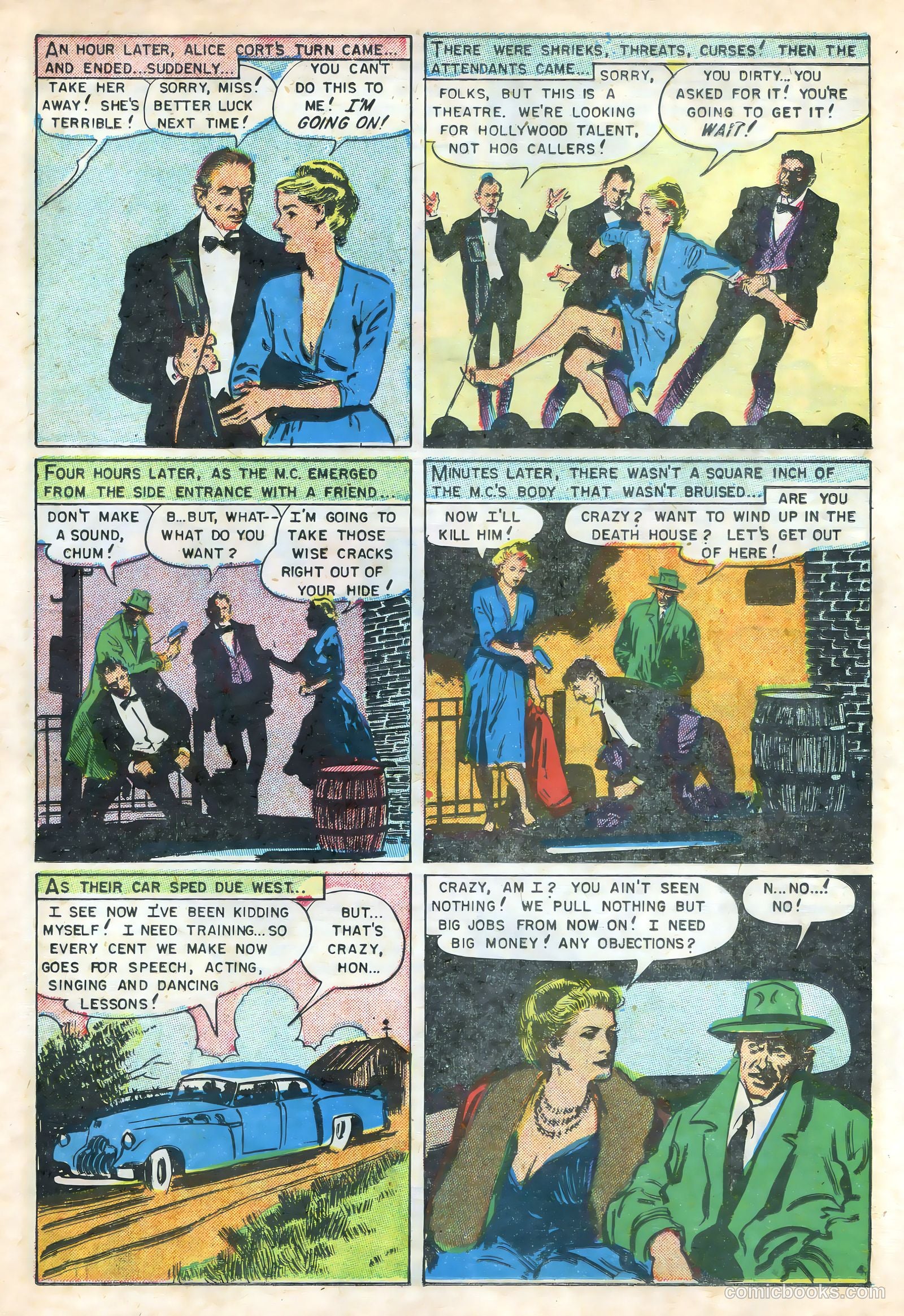 Gangsters and Gunmolls #4 (1952) — page 23 of 37
