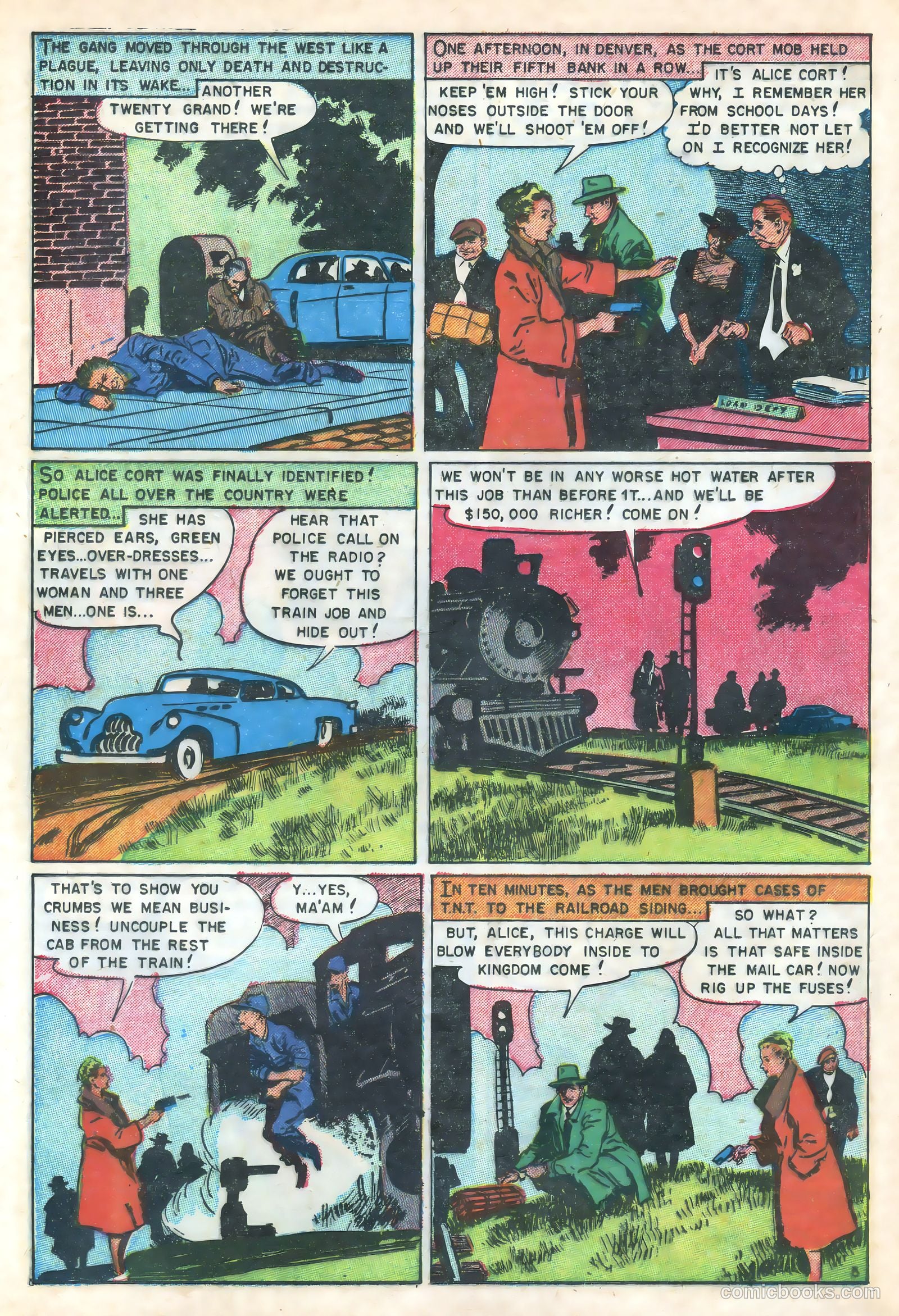 Gangsters and Gunmolls #4 (1952) — page 24 of 37