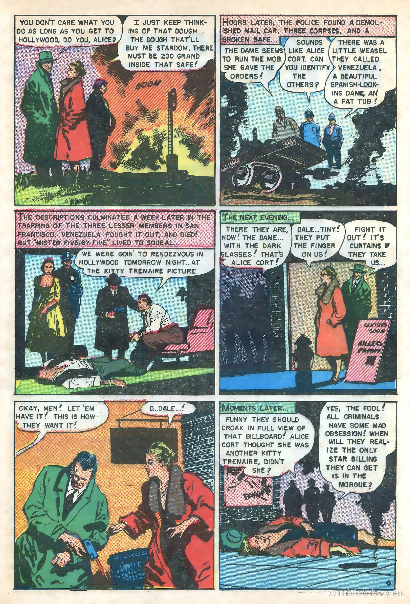 Gangsters and Gunmolls #4 (1952) — page 25 of 37