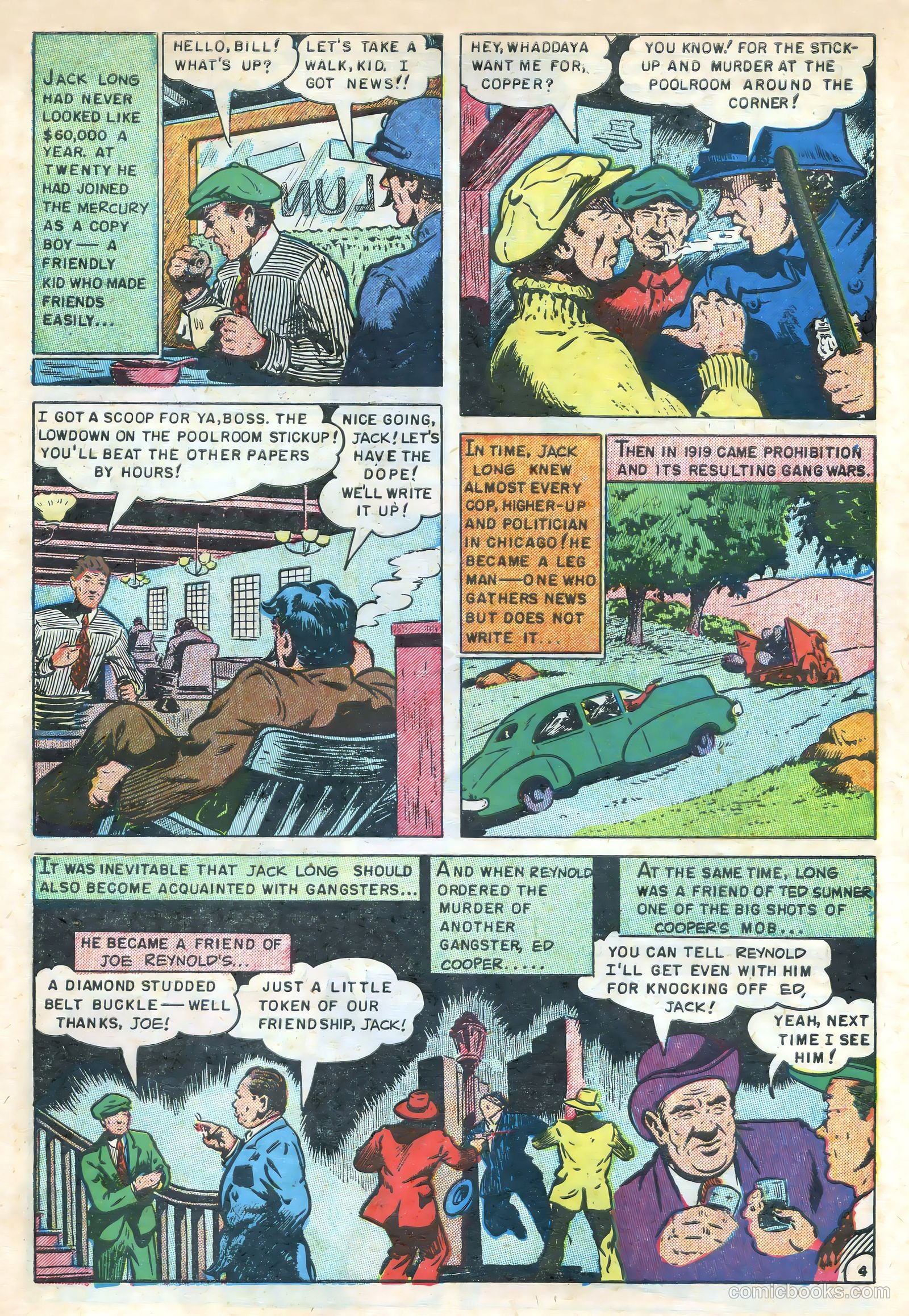 Gangsters and Gunmolls #4 (1952) — page 31 of 37