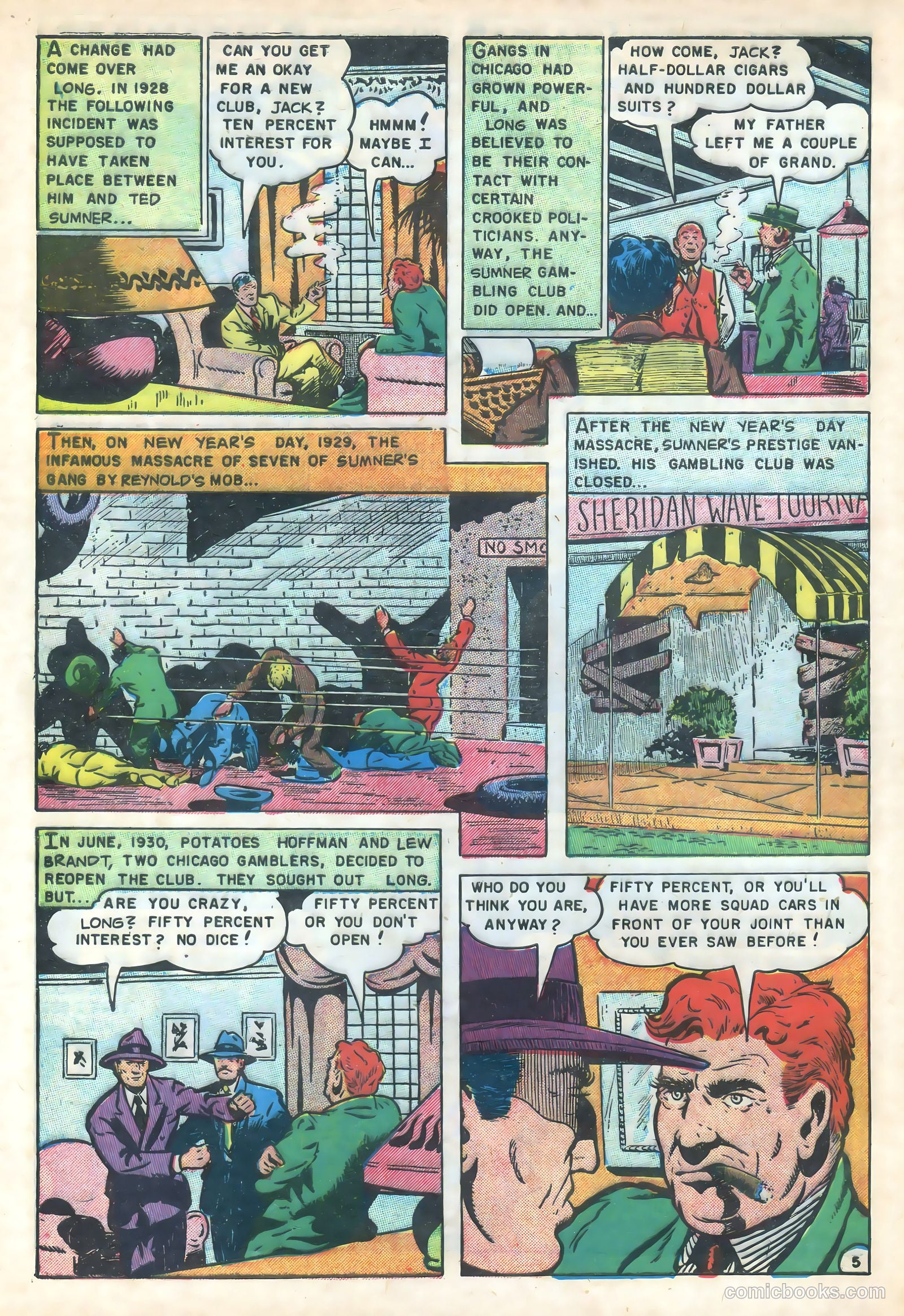 Gangsters and Gunmolls #4 (1952) — page 32 of 37