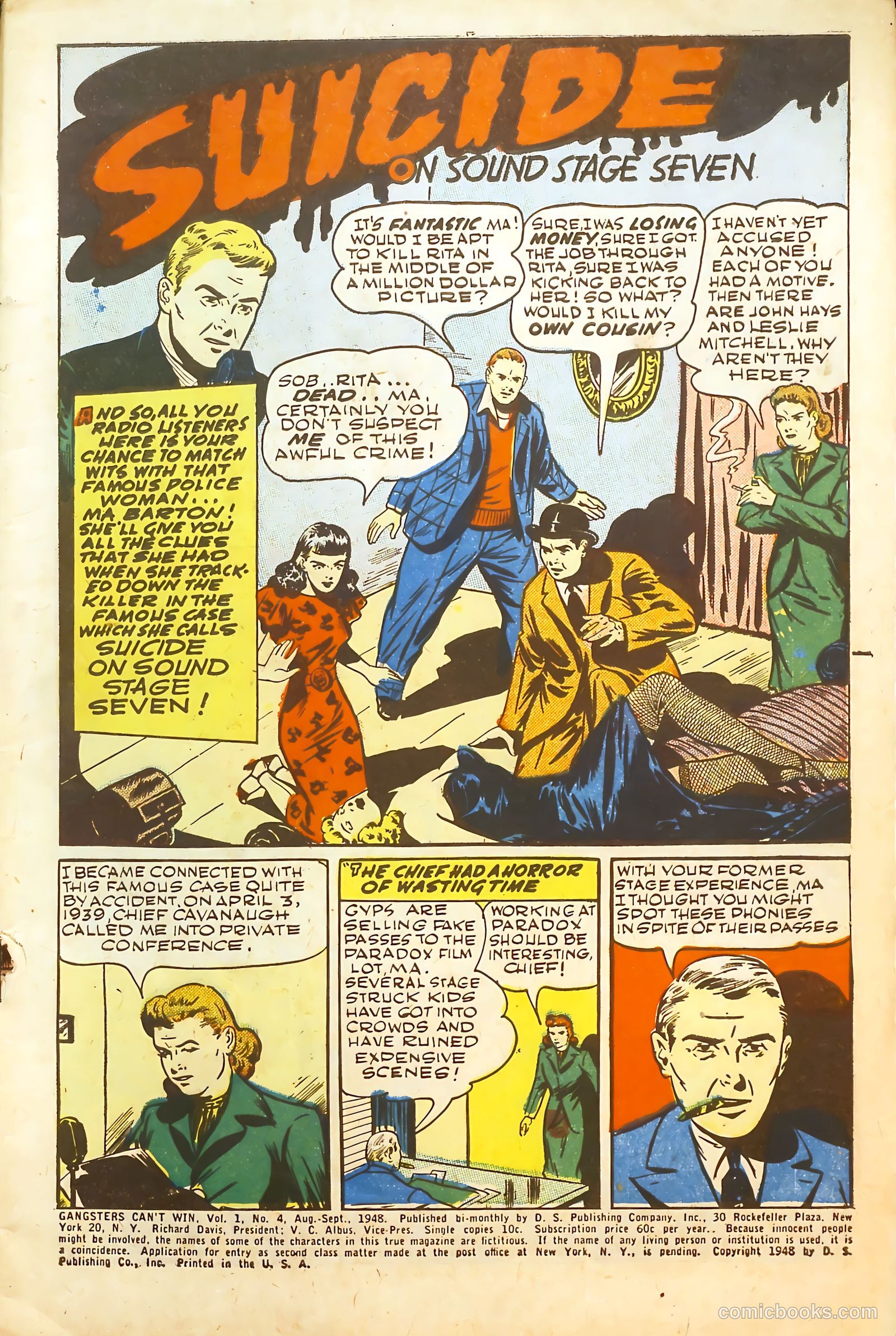 Gangsters Can't Win #4 (1948) — page 3 of 52
