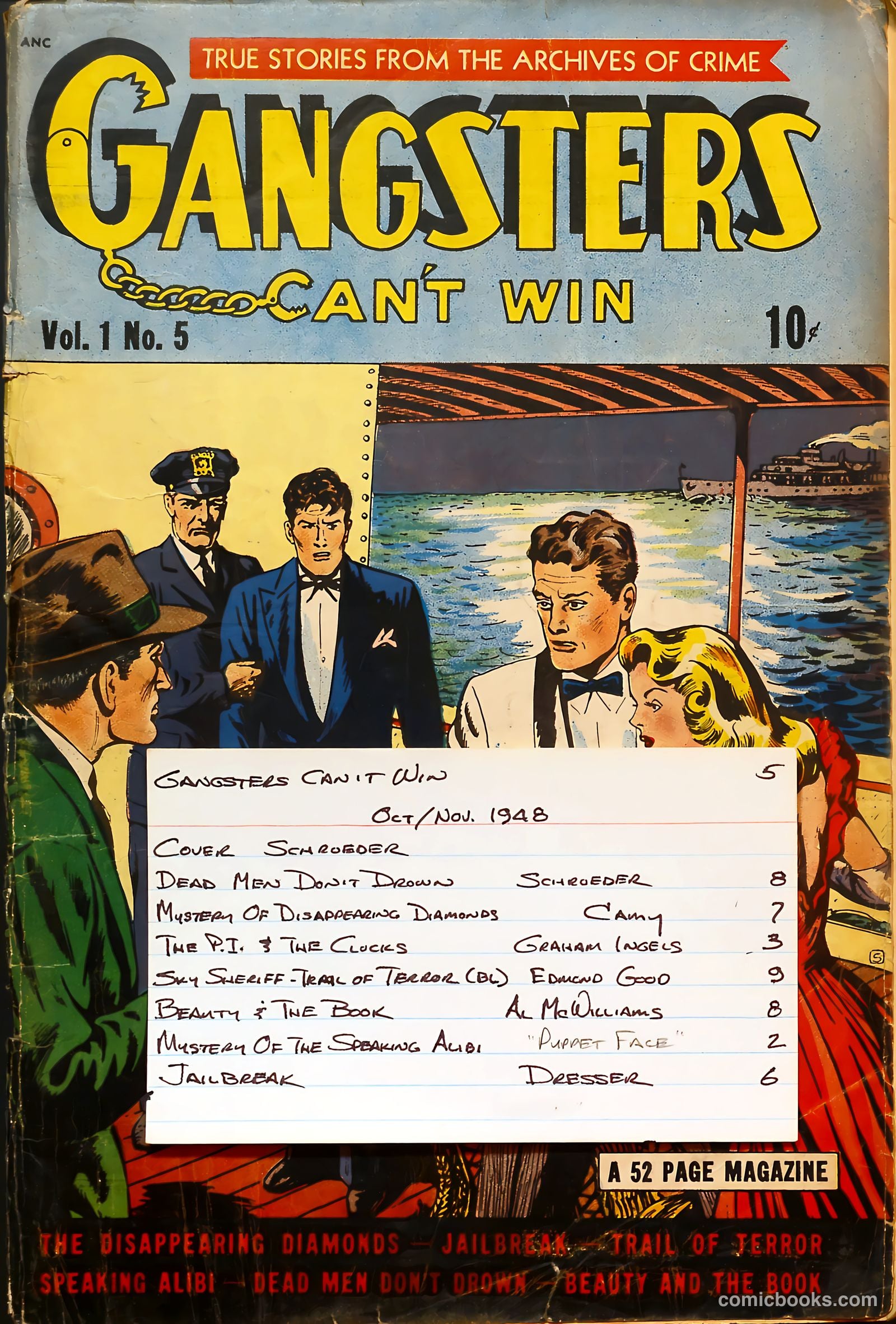 Gangsters Can't Win #5 (1948) — page 52 of 52