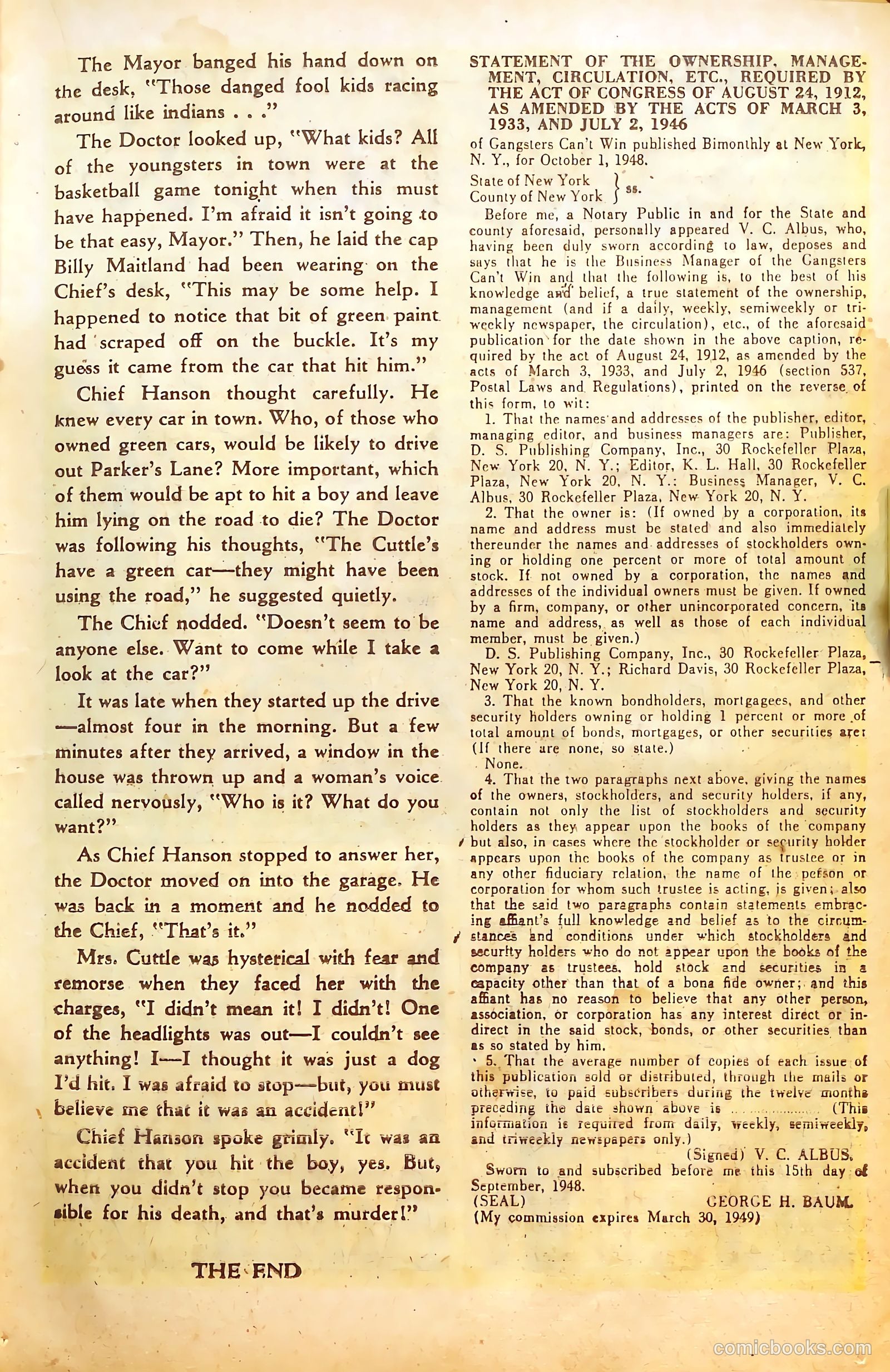 Gangsters Can't Win #7 (1949) — page 23 of 52