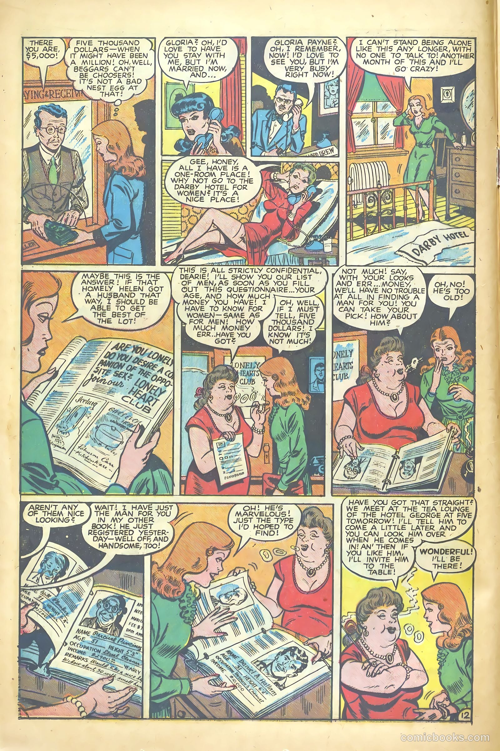 Gay Comics #36 (1949) — page 16 of 52