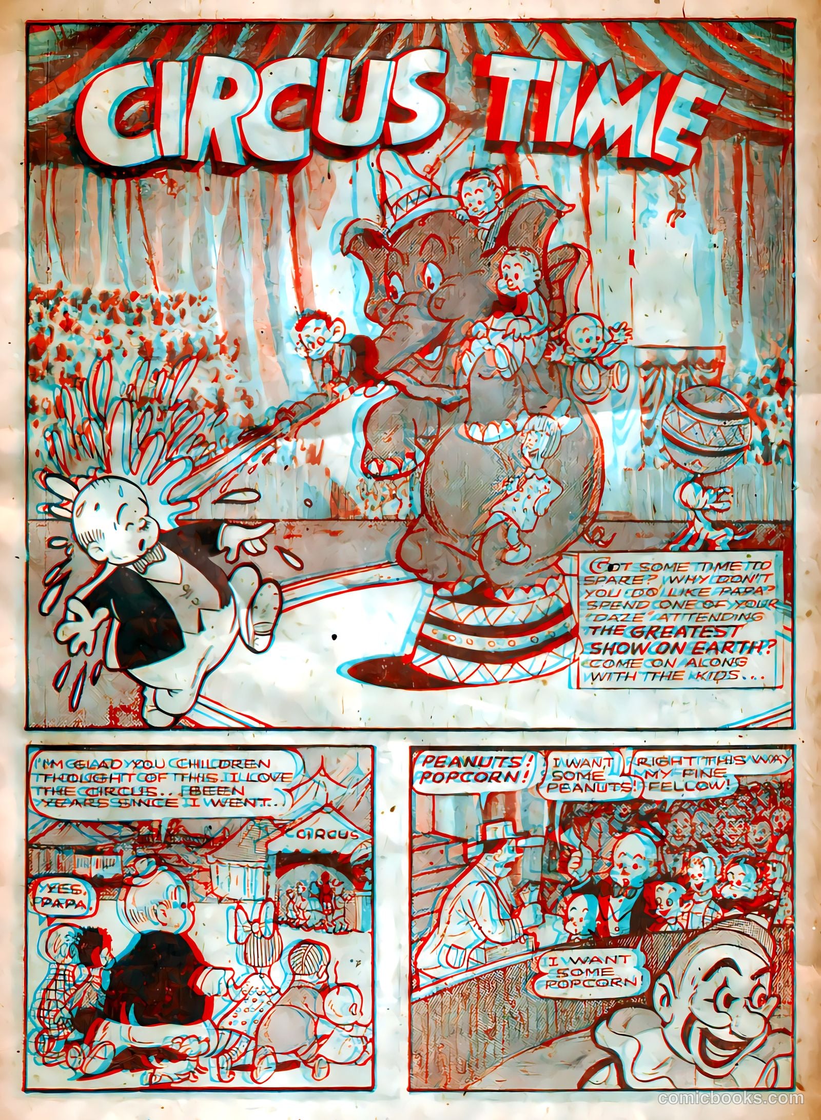 3-D Circus #1 (1953) — page 3 of 36