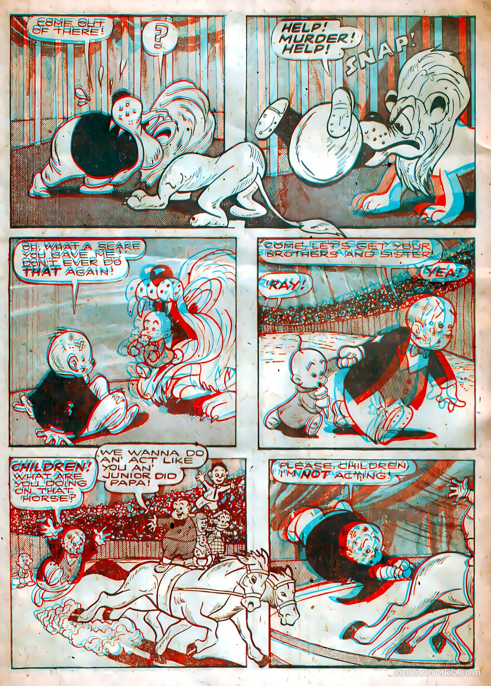 3-D Circus #1 (1953) — page 6 of 36