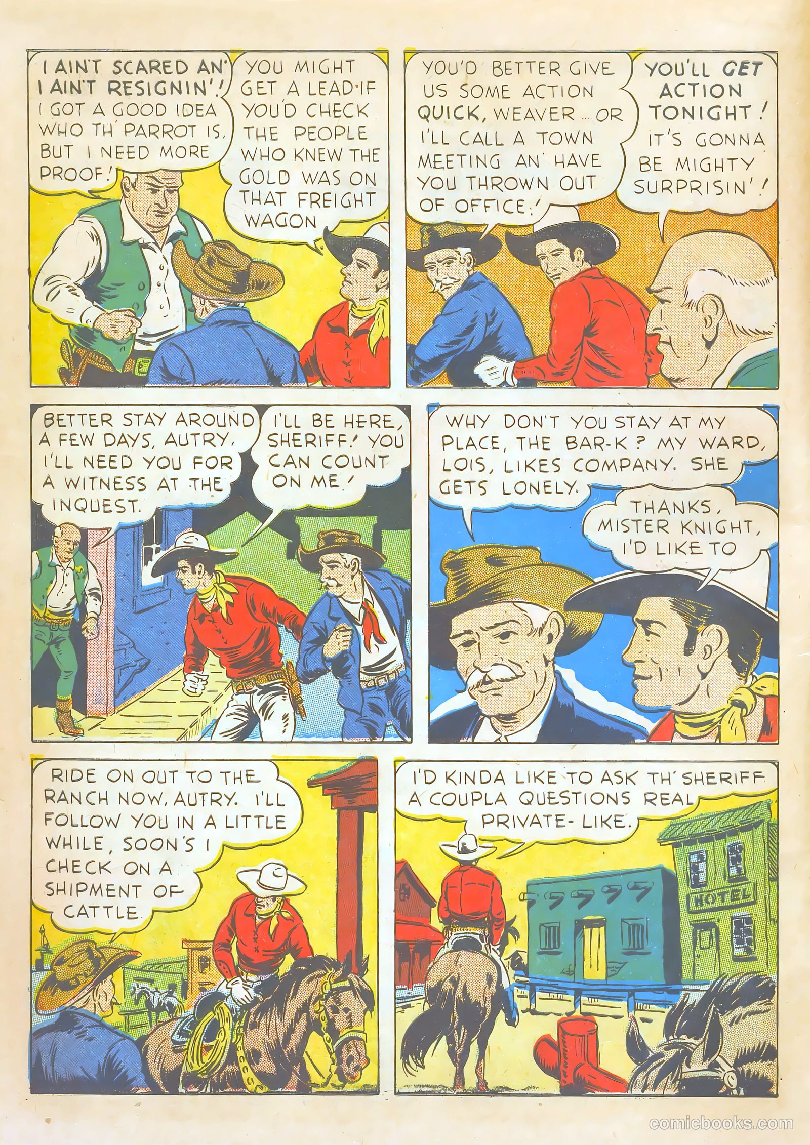 Gene Autry #10 (1943) — page 10 of 68