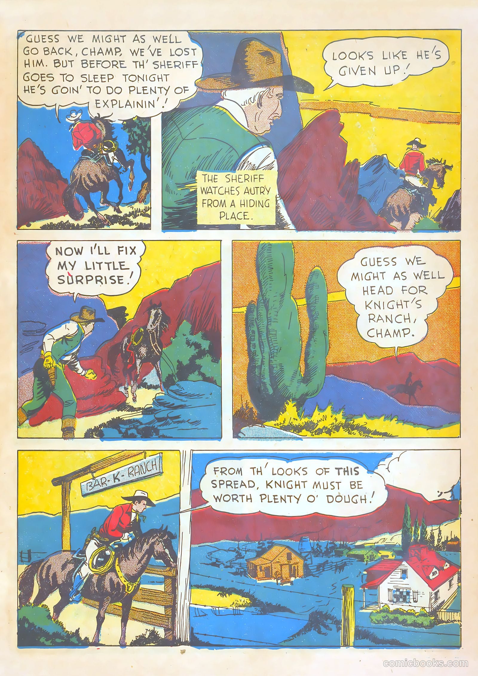 Gene Autry #10 (1943) — page 13 of 68