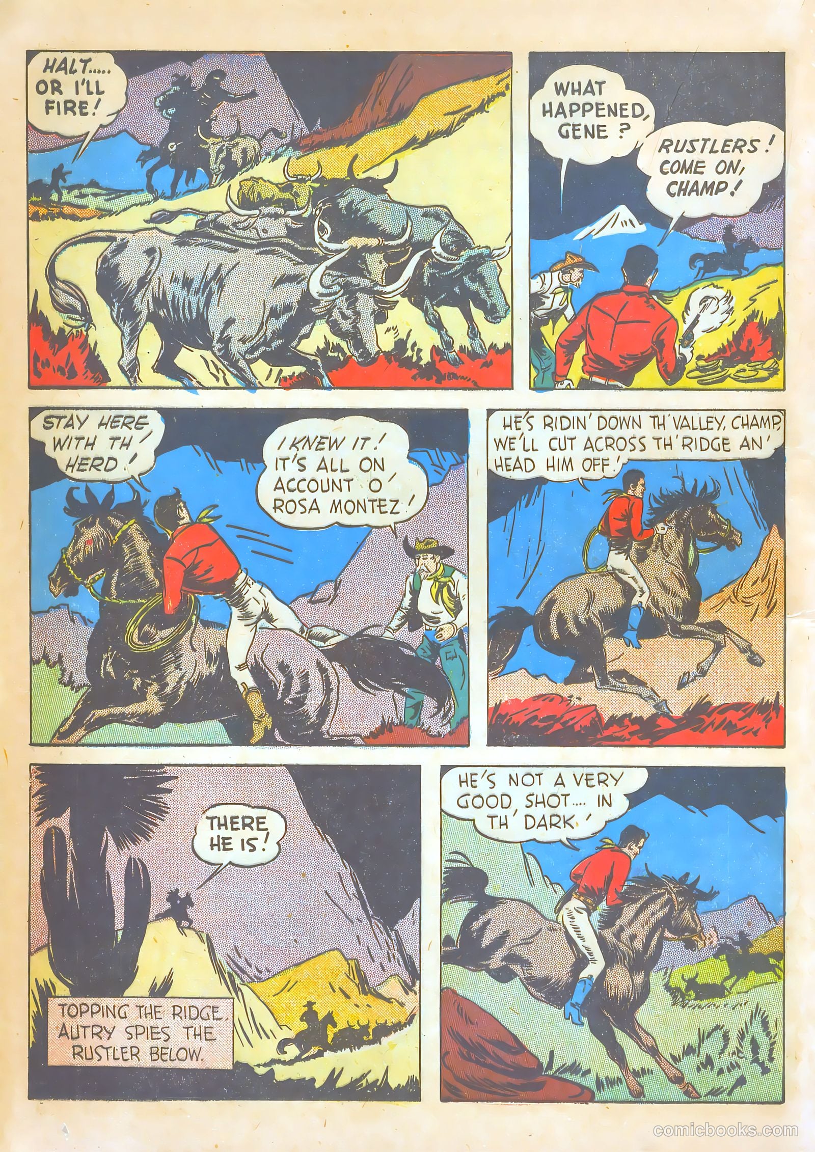 Gene Autry #10 (1943) — page 36 of 68